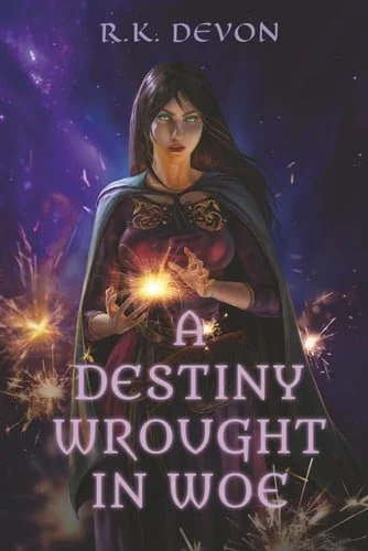 Book cover: A Destiny Wrought in Woe by R. K. Devon