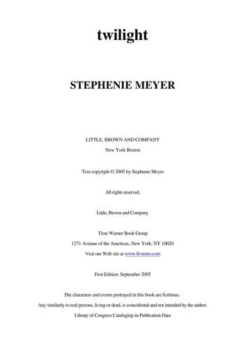 Book cover: Twilight by Stephenie Meyer; Stephanie Meyer; Katherine Mosby; William Gay