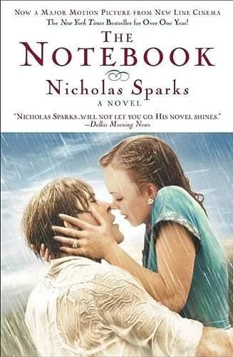 Book cover: The Notebook by Nicholas Sparks; José Saramago