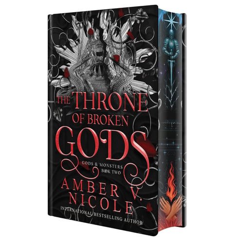 Book cover: The Throne of Broken Gods: Deluxe Limited Edition by Amber V. Nicole