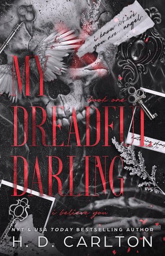 Book cover: My Dreadful Darling: The Hollow Graves Duet Book 1 by CARLTON H D