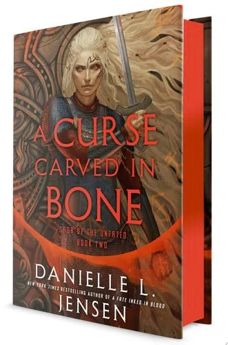 Book cover: A Curse Carved in Bone: Book Two of the Saga of the Unfated by Danielle L. Jensen