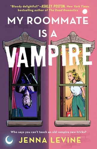 Book cover: My Roommate Is a Vampire by Jenna Levine
