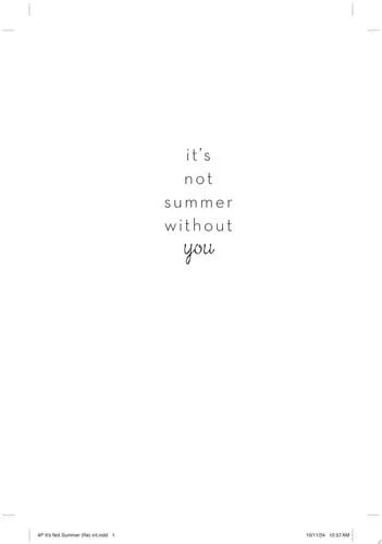 Book cover: It's Not Summer Without You (Deluxe Edition) (The Summer I Turned Pretty) by Jenny Han
