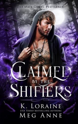 Book cover: Claimed by the Shifters by Meg Anne; K. Loraine