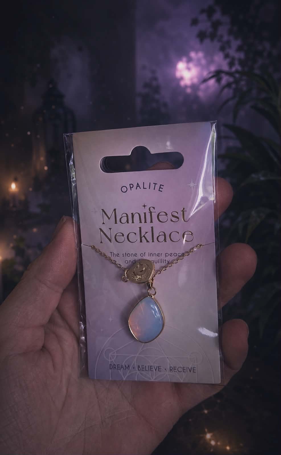Opalit halsband Manifestation