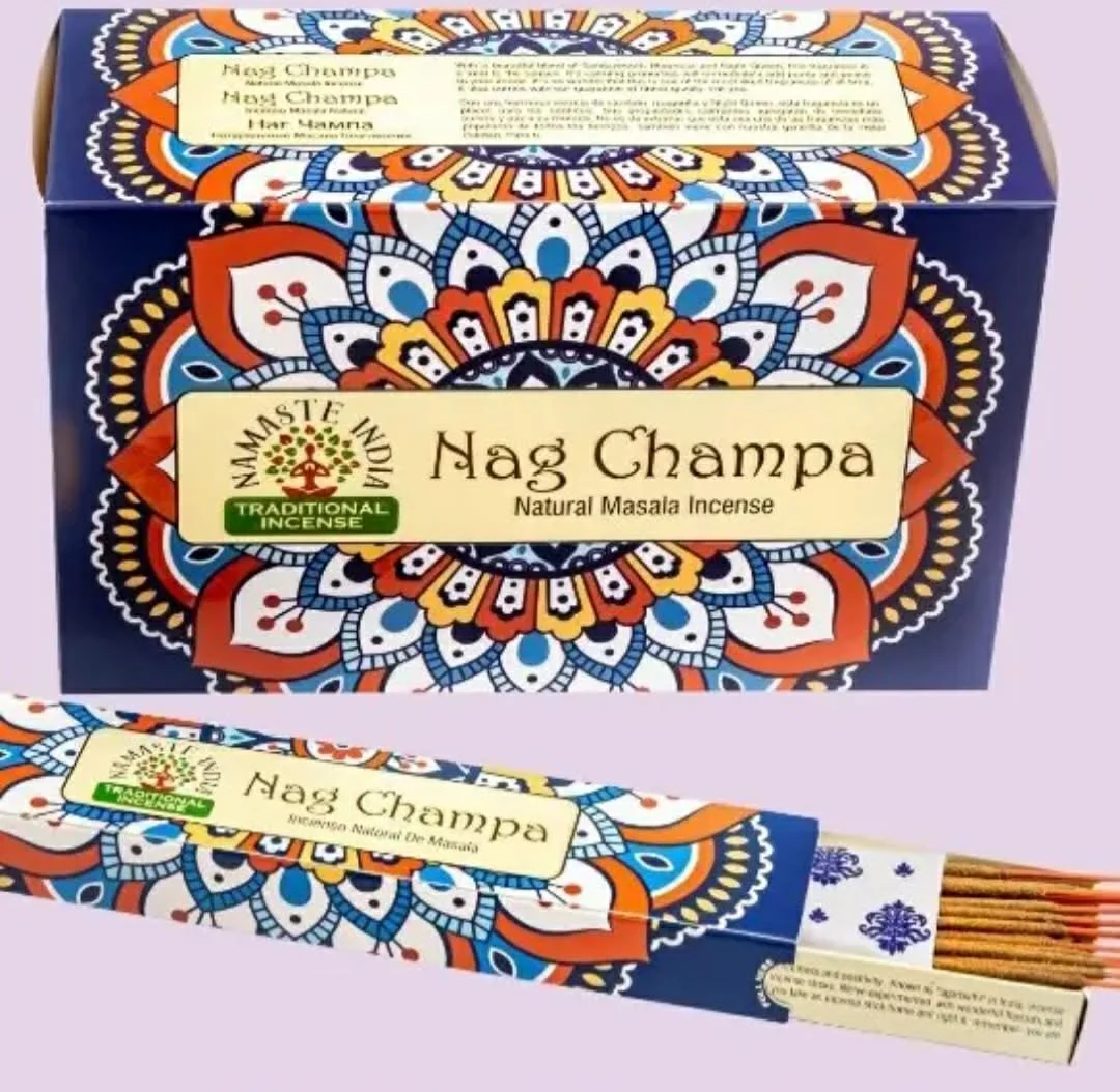 Nag Champa Natural masala incense Namaste india