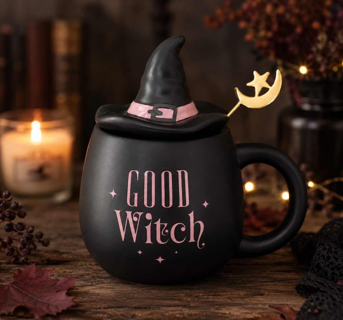 Good Witch mugg med sked