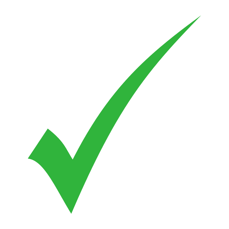 Green checkmark symbol