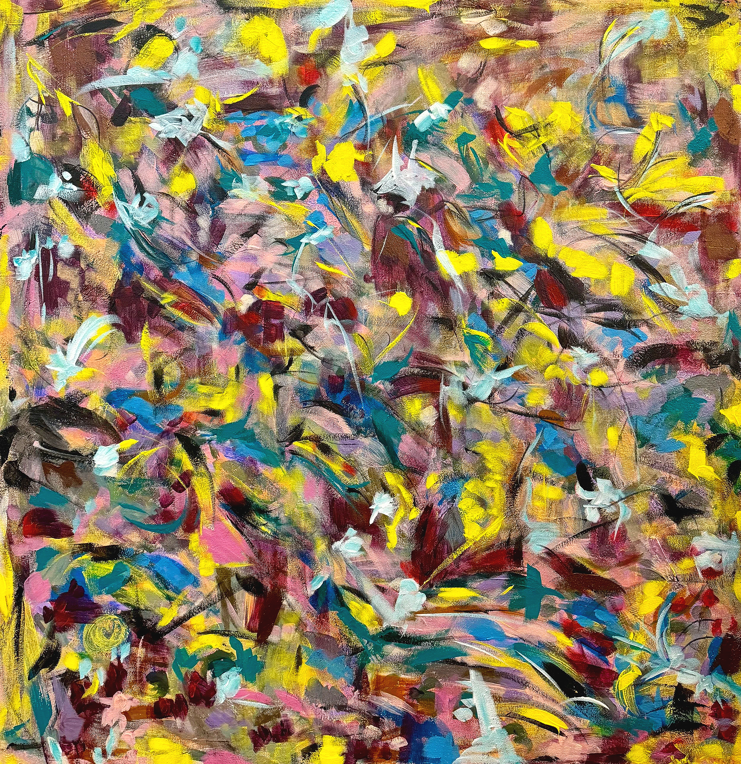 Floral Abstract Painting