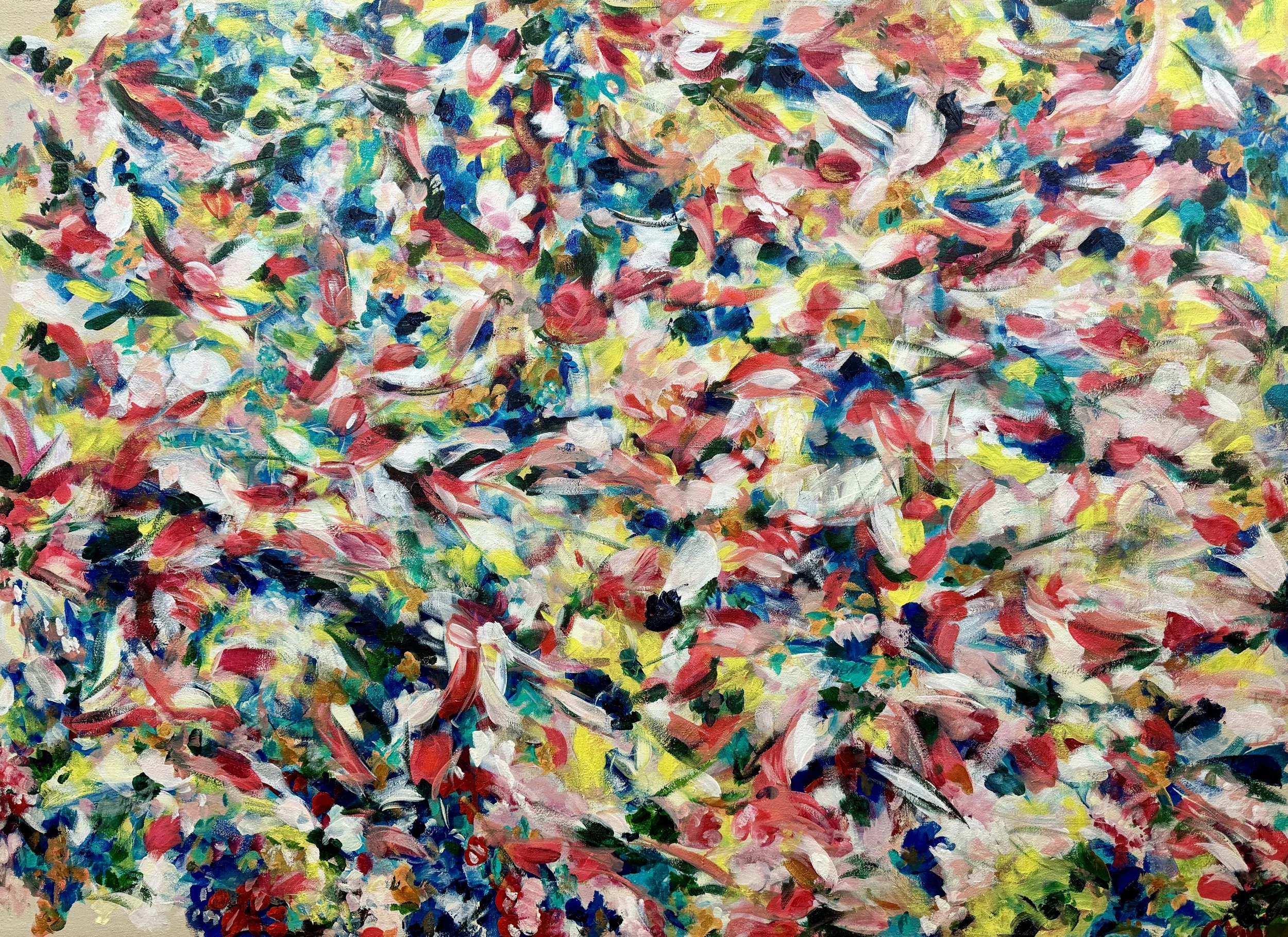 Floral Abstract Painting