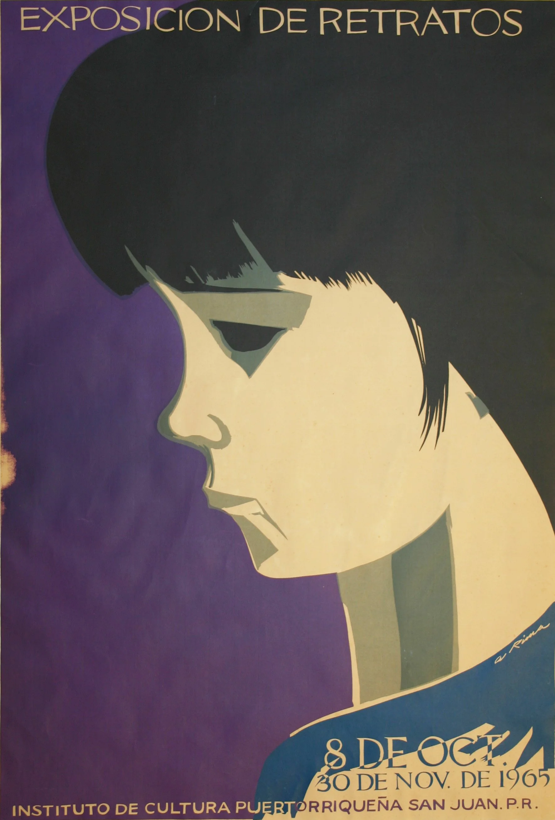 014_Rafael Tufiño_Exposición de Retrato - 1965