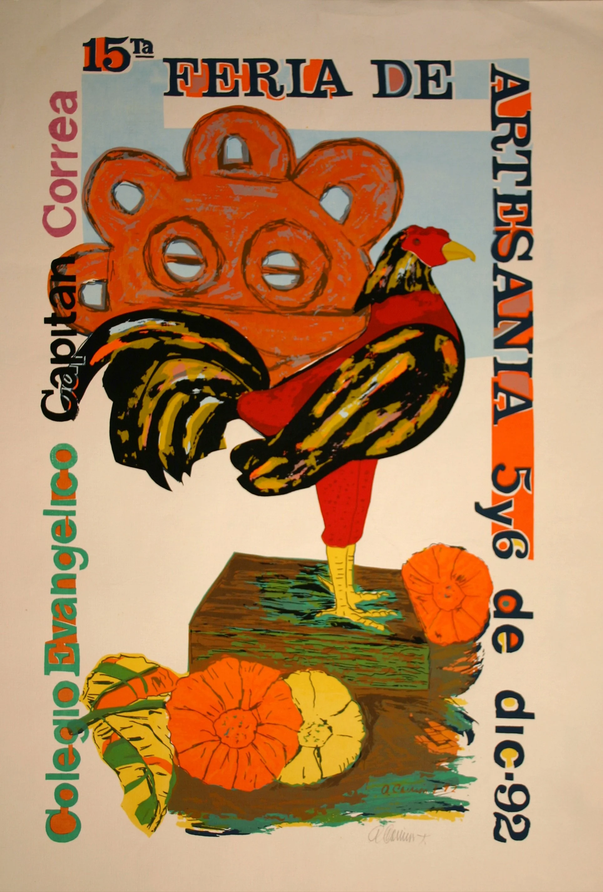297_Antonio Carrión_15ta Feria de Artesanías, Colegio Evangélico Capitaán Correa - 1992