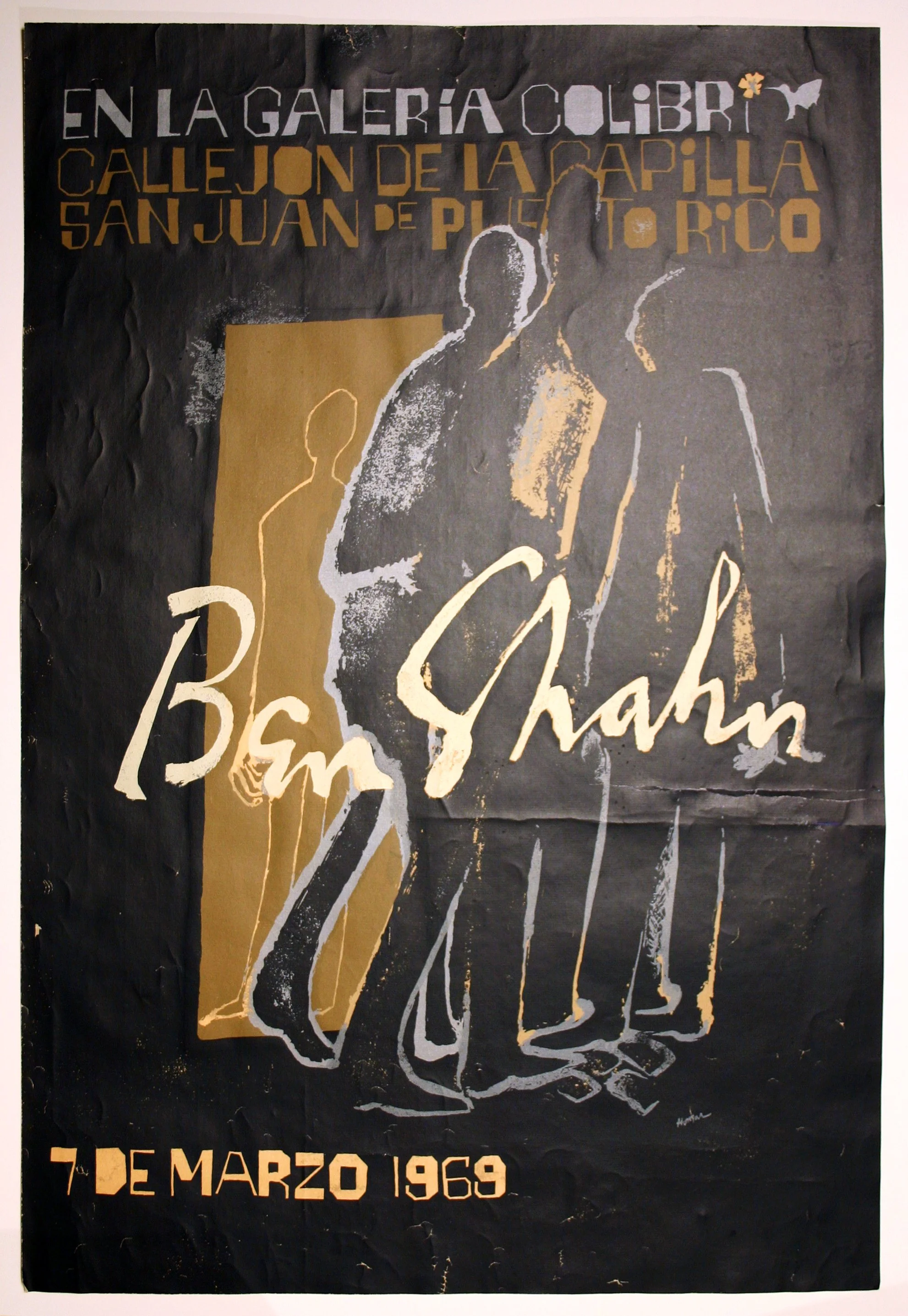 116_Lorenzo Homar_Ben Shahn, Galería Colibrí - 1969