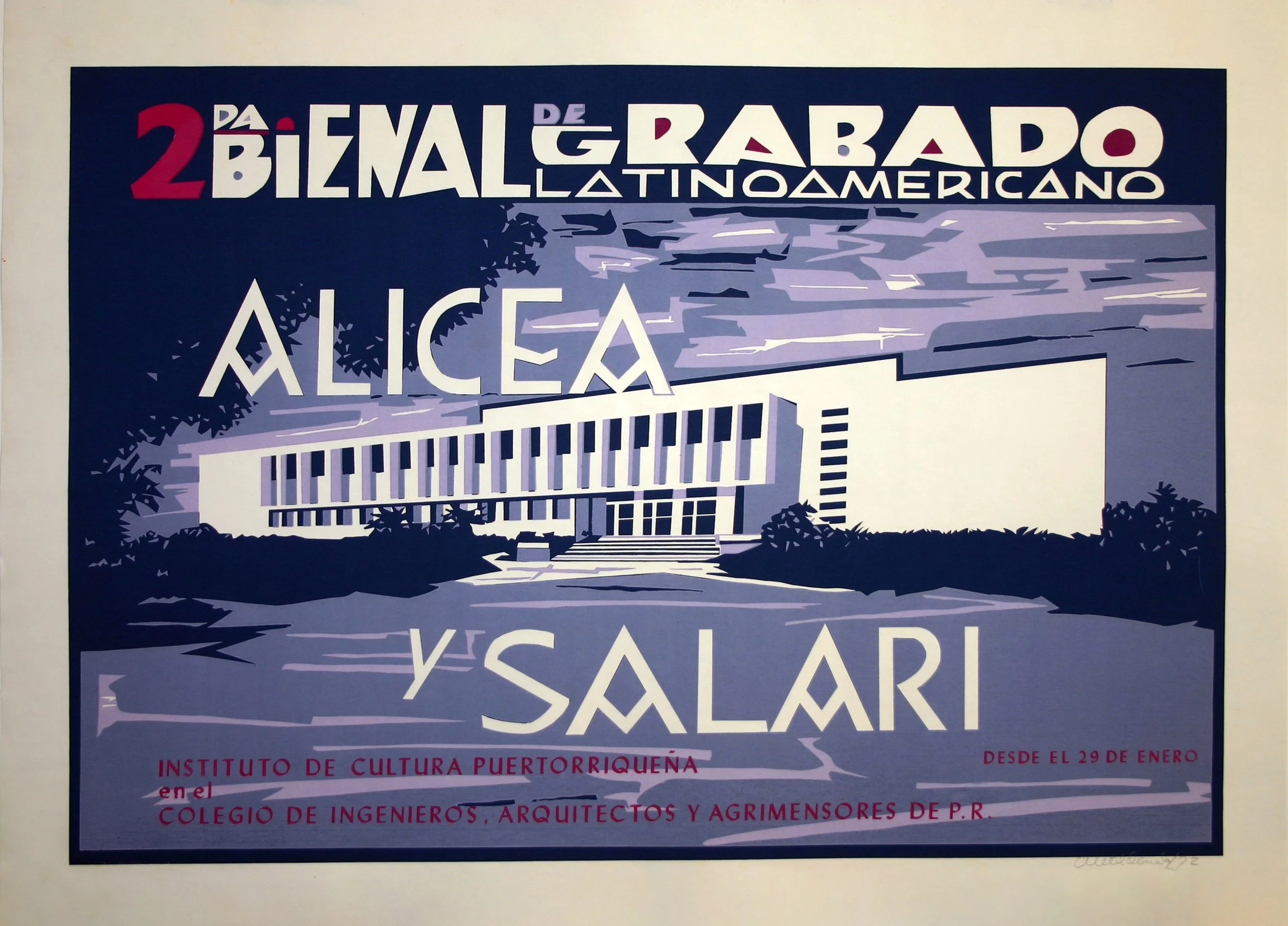 137_Tony Maldonado_2da Bienal de Grabado Latino, Alicea y Solari - 1972