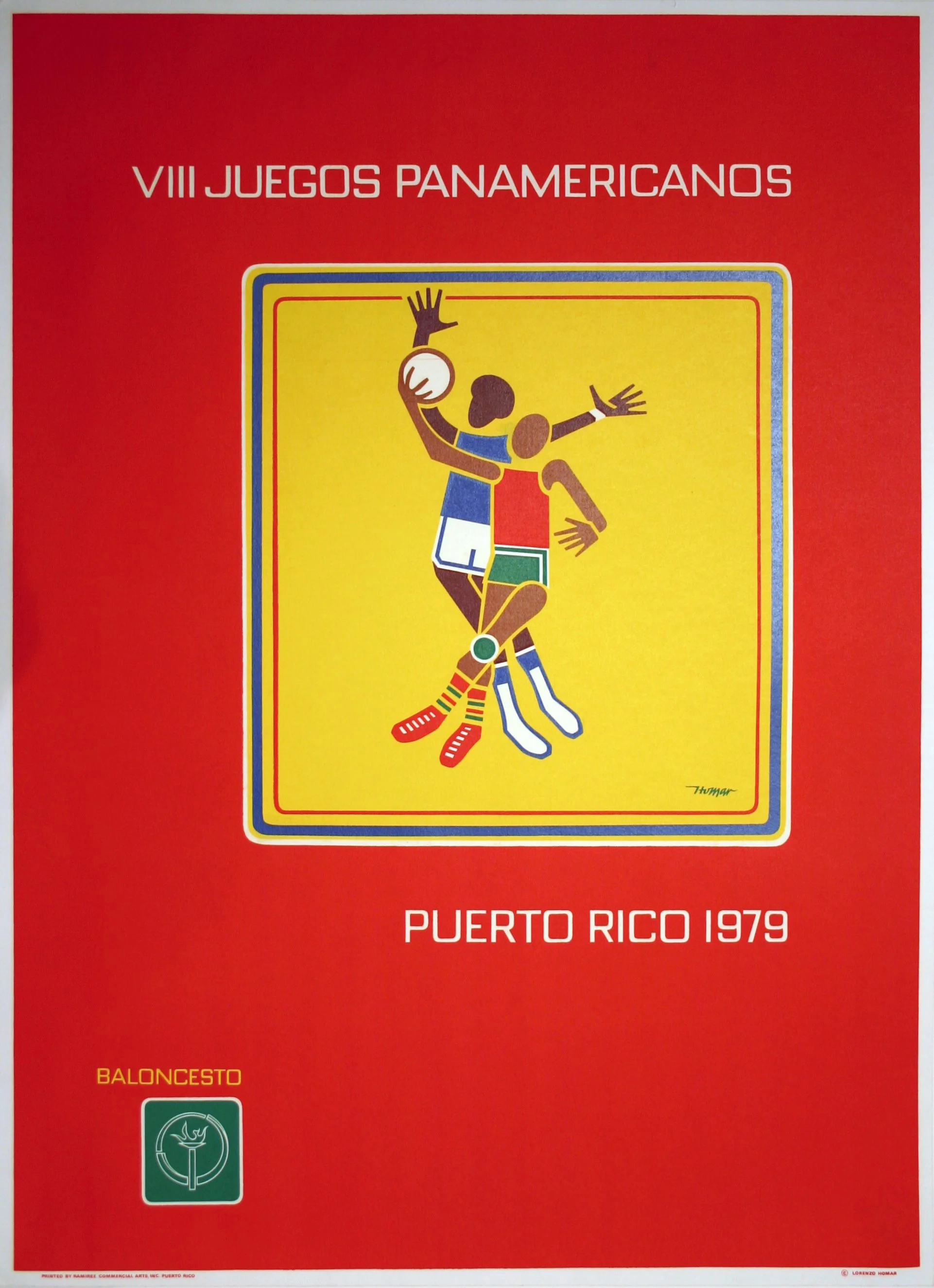 128_Lorenzo Homar_Los Octavos Juegos Panamericanos (Baloncesto)