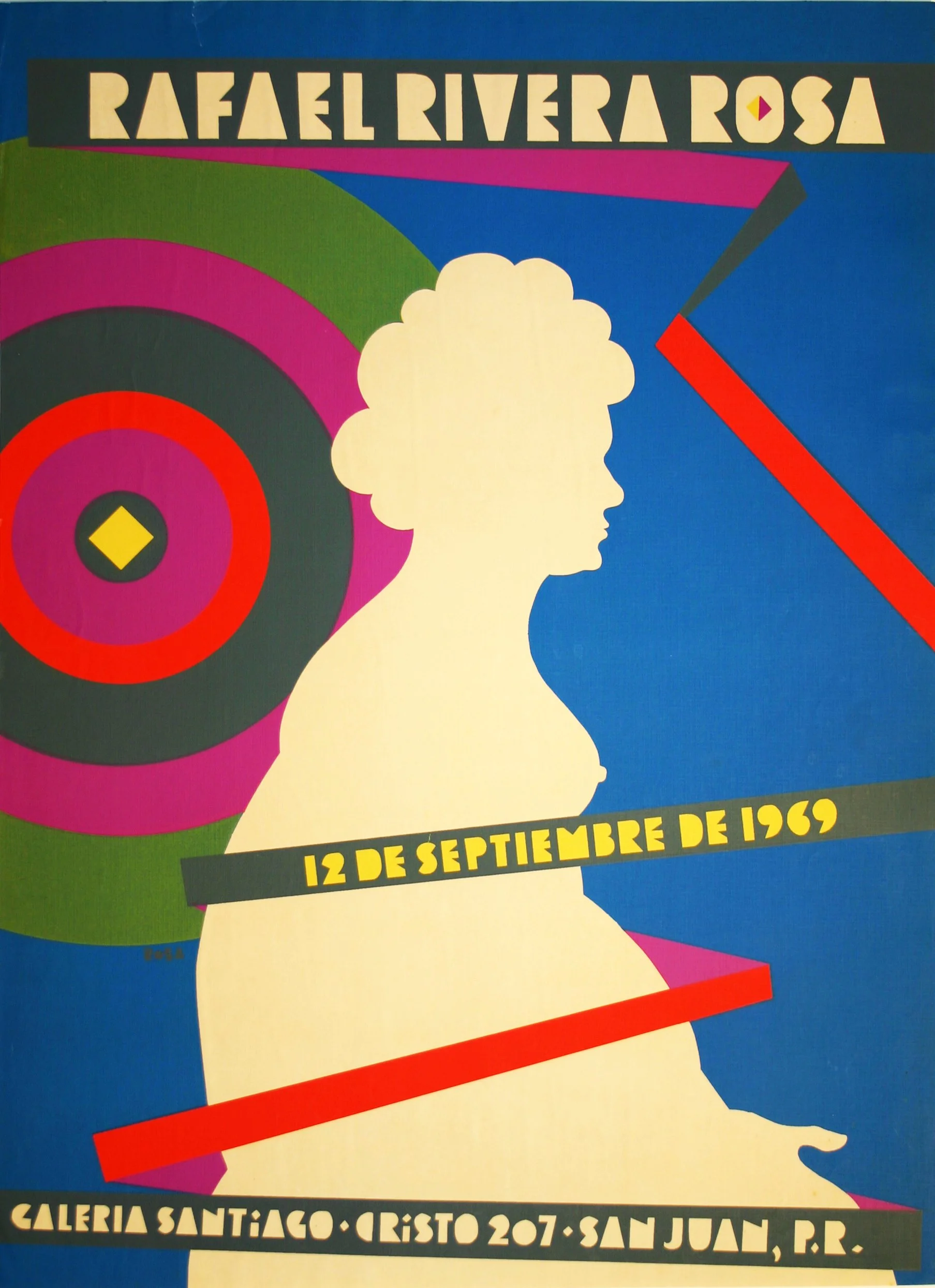 167_Rafael Rivera Rosa_Exposición Galería Santiago, Rafael Rivera Rosa - 1969