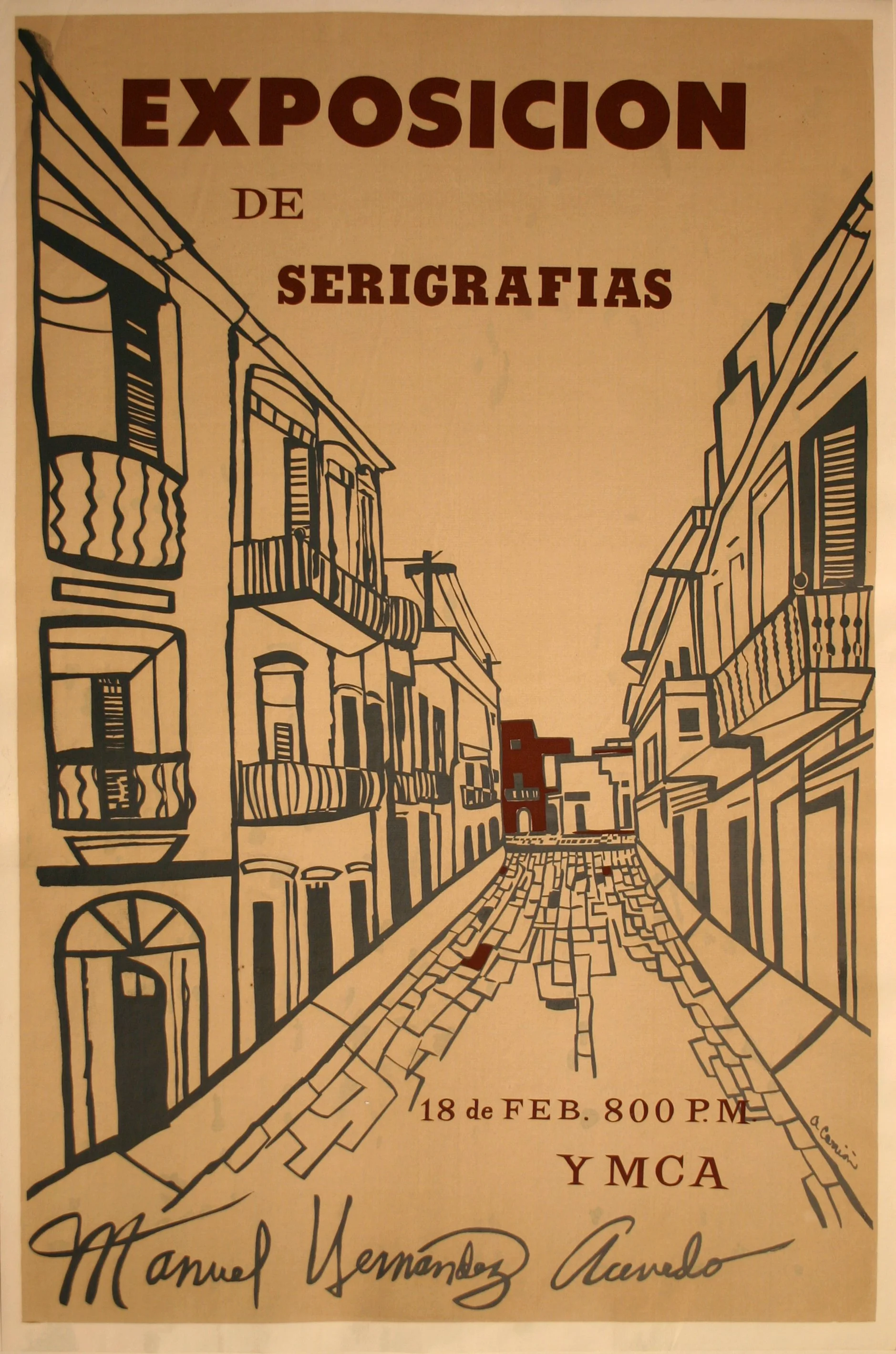 296_Antonio Carrión_Exposición de Serigrafías, Manuel Hernández - 1967