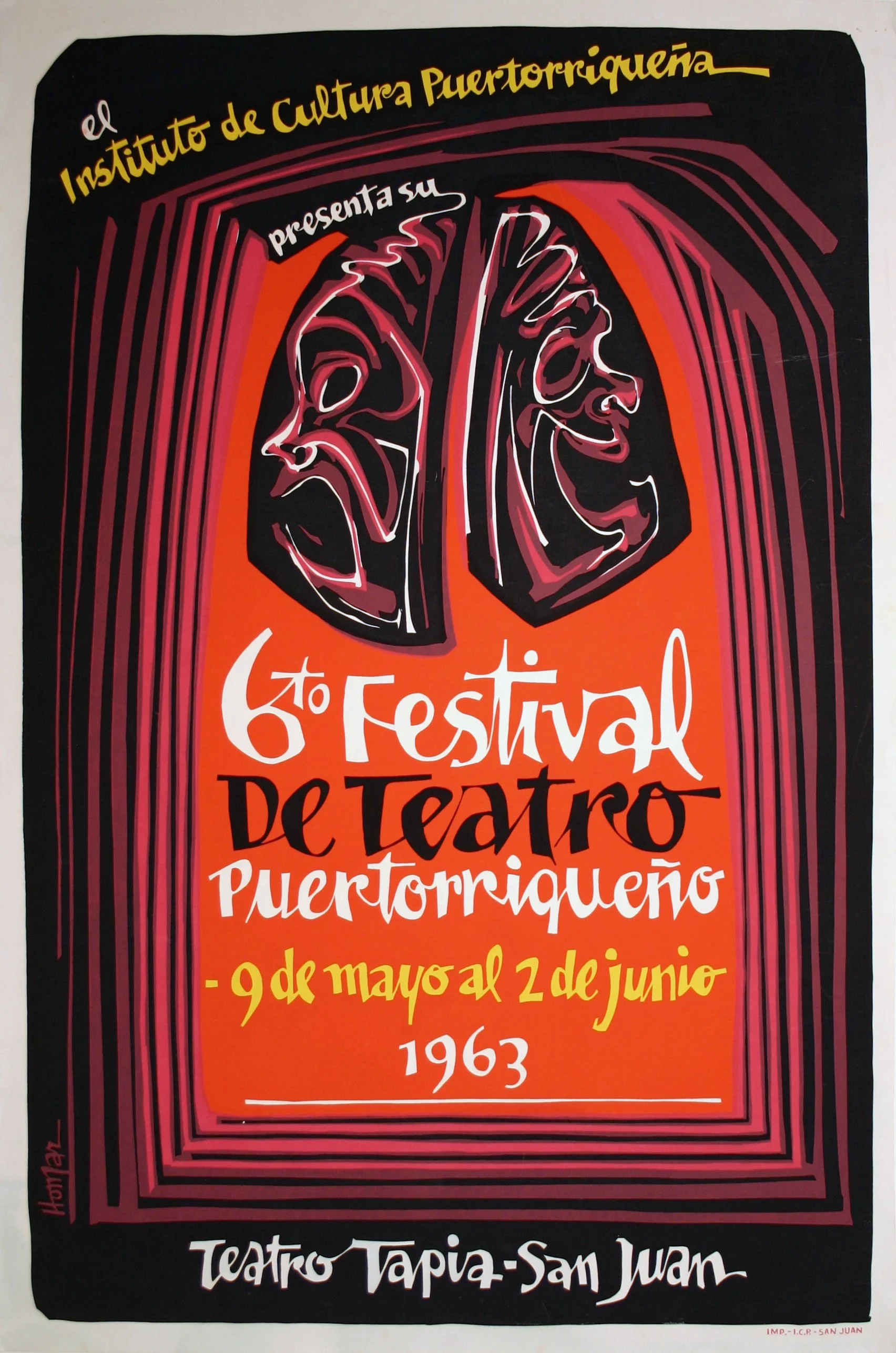 089_Lorenzo Homar_6to Festival de Teatro Puertorriqueño - 1963