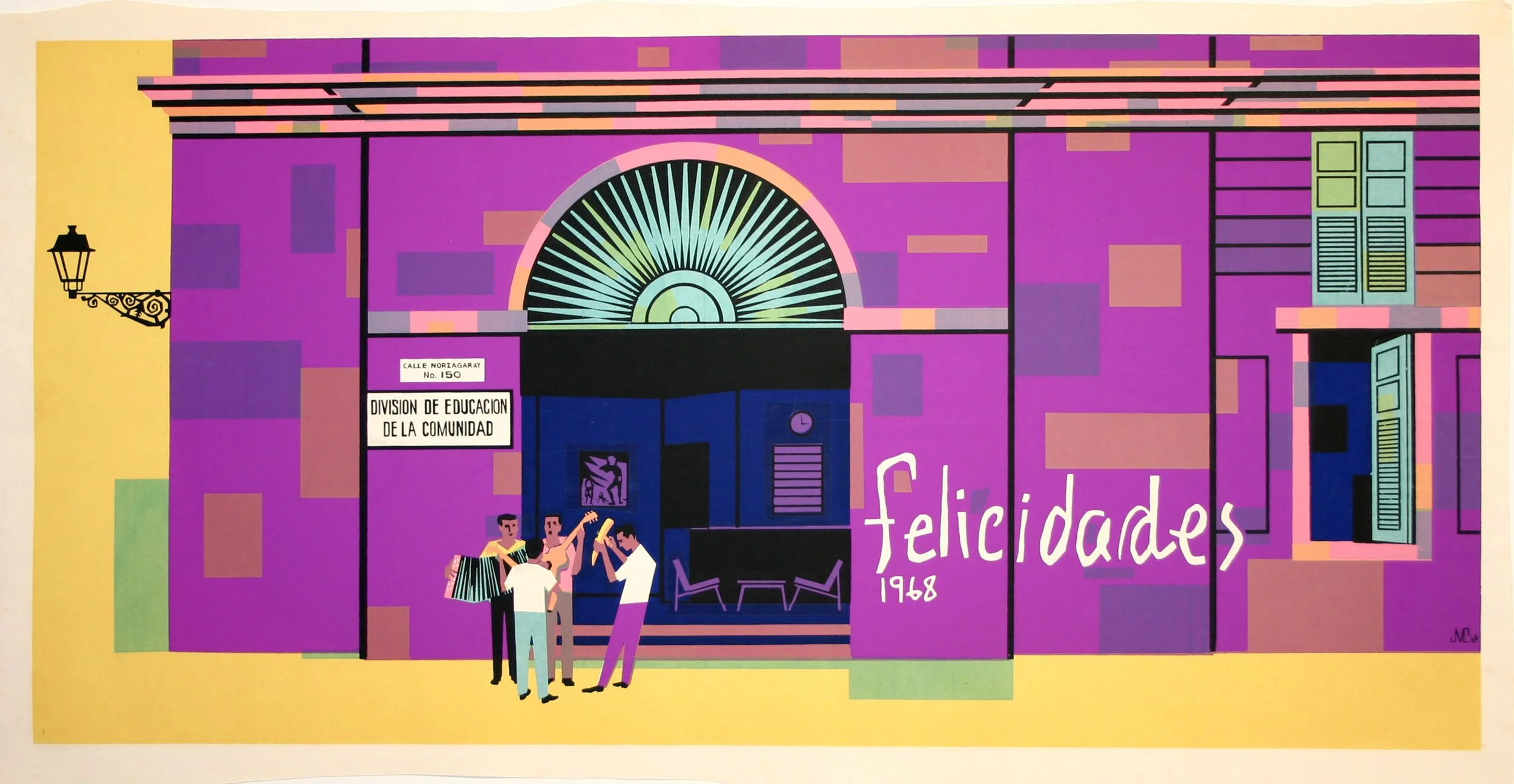 194_José Meléndez Contreras_Felicidades - 1968