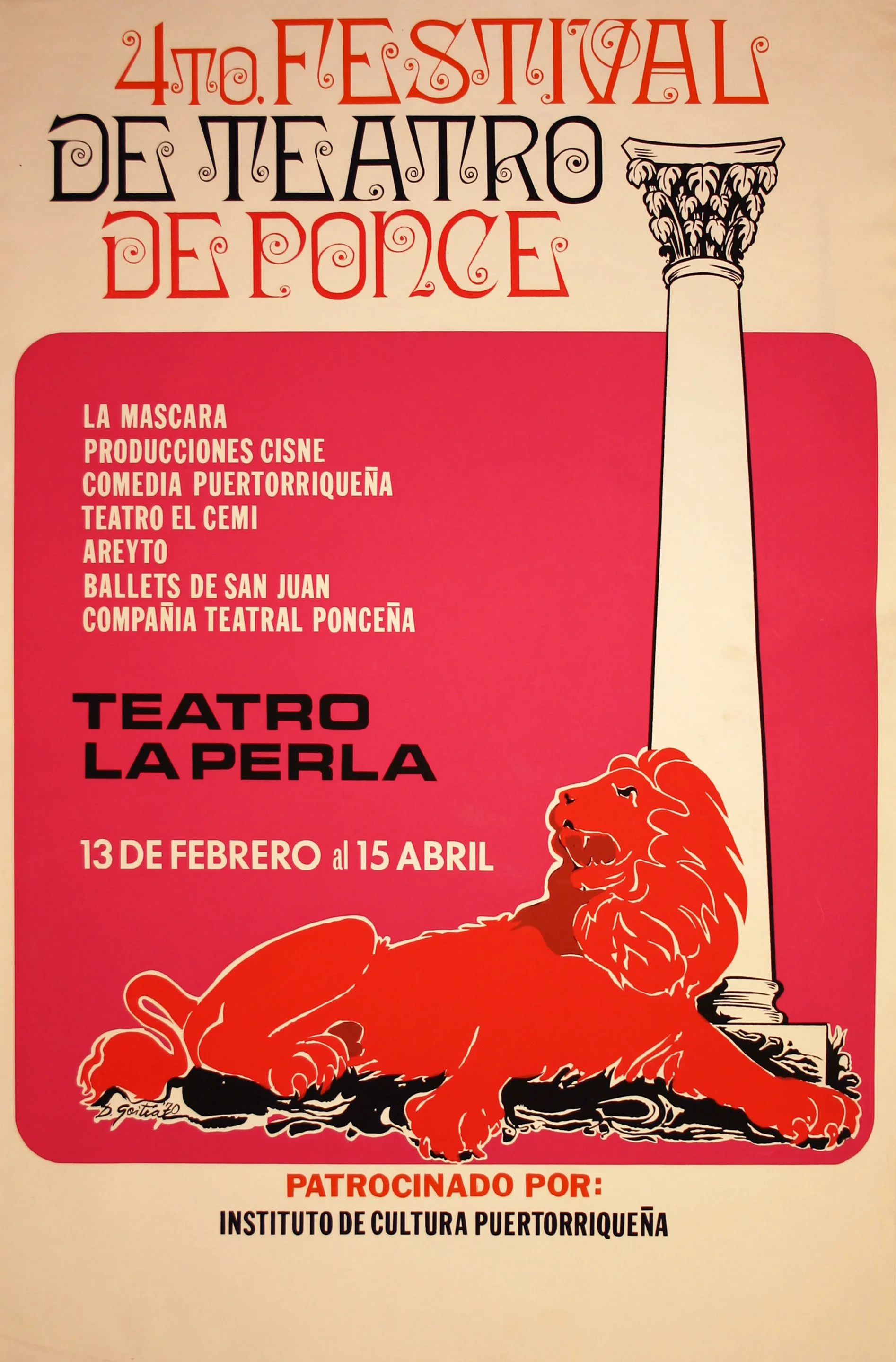 280_David Goitía_4mo Festival Teatro de Ponce - 1970