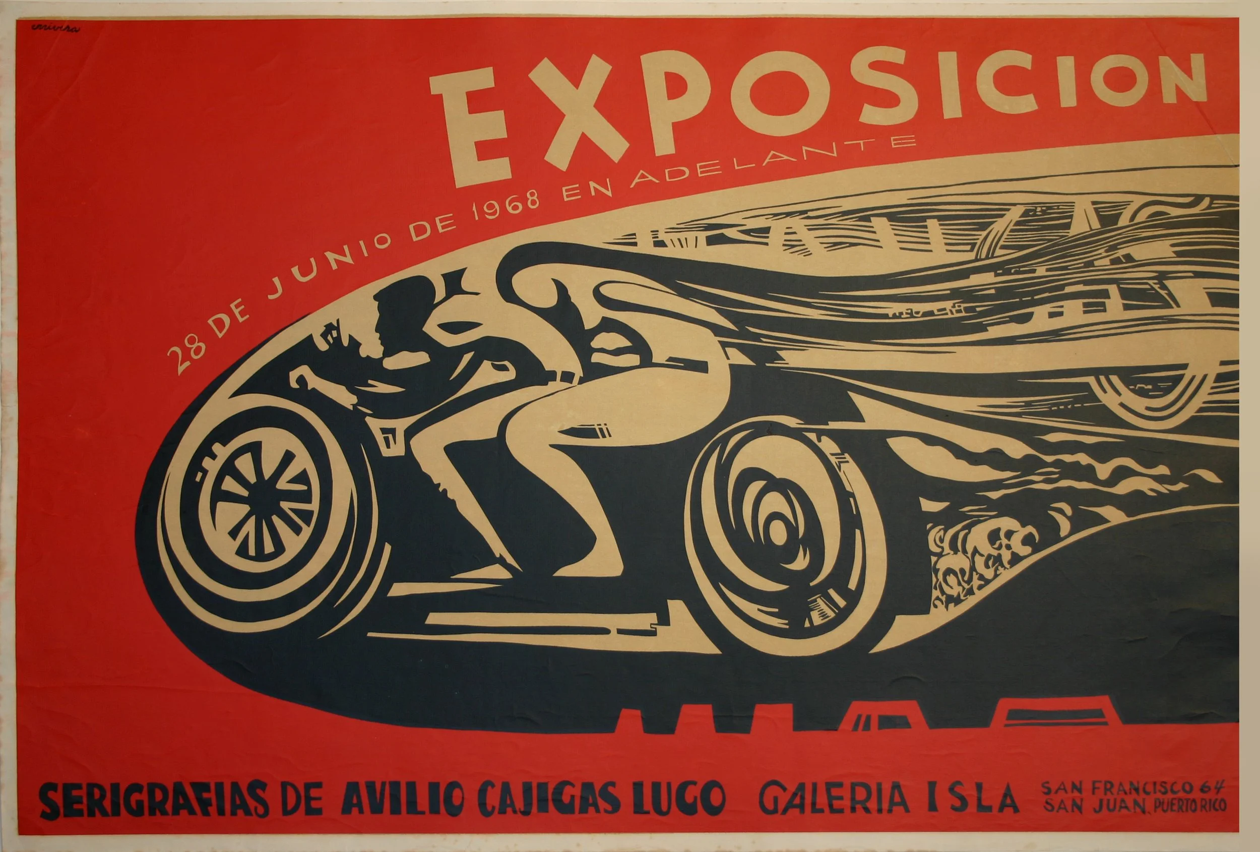 170_Carlos Raquel Rivera_Exposición de Avilio Cajiga - 1968