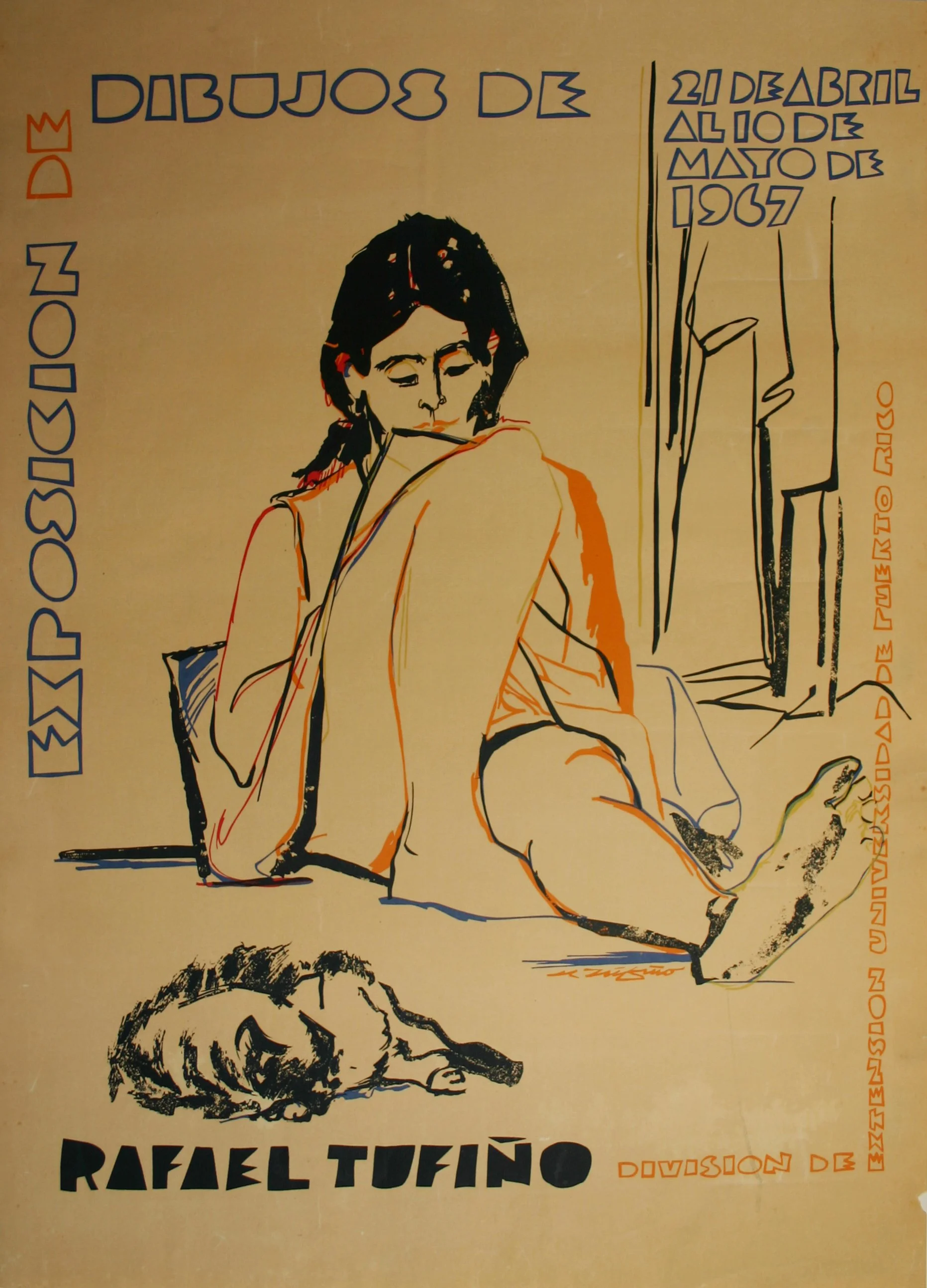 056_Rafael Tufiño_Exposición Dibujos de Tufiño - 1967
