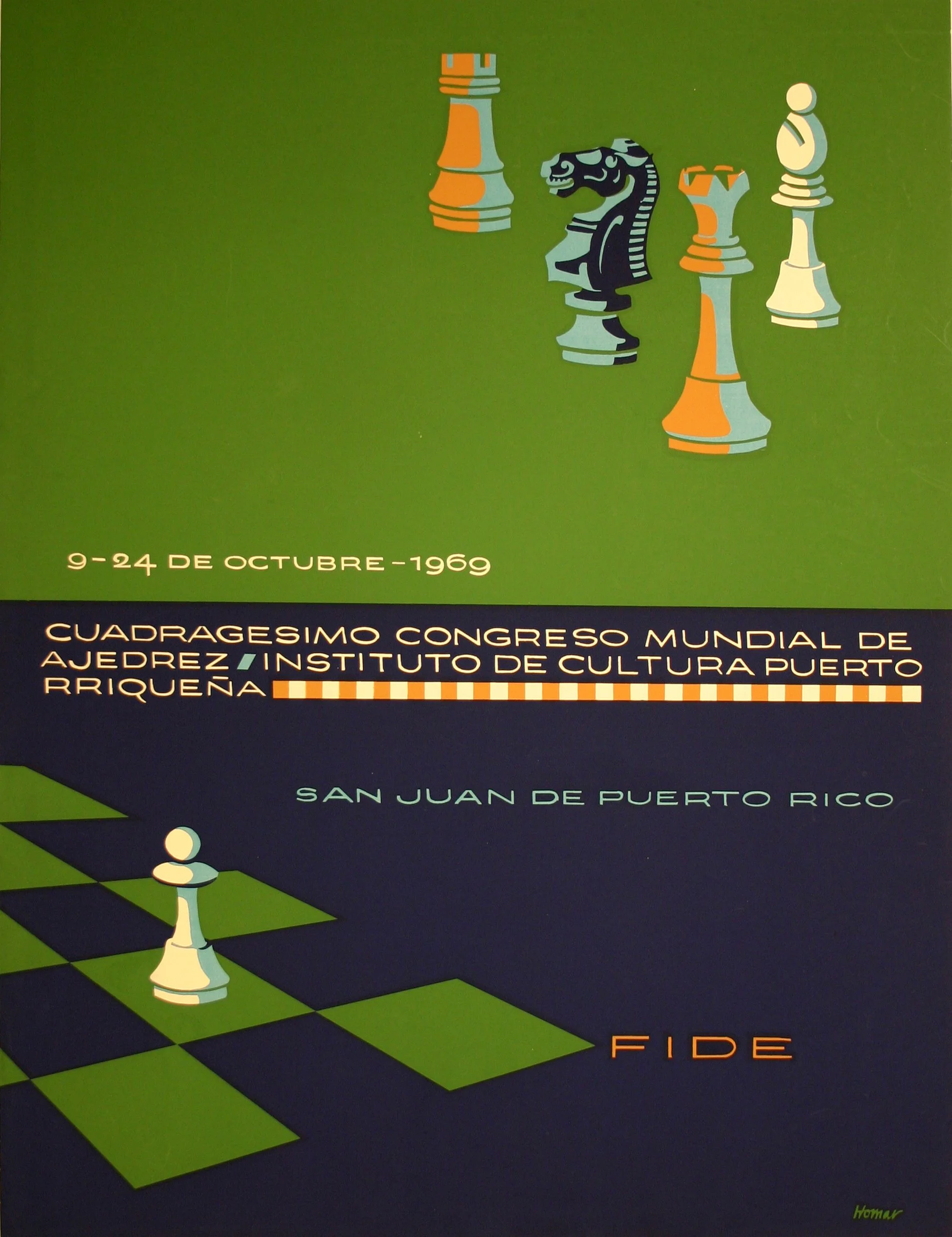 094_Lorenzo Homar_40mo Congreso Mundial de Ajedréz - 1969