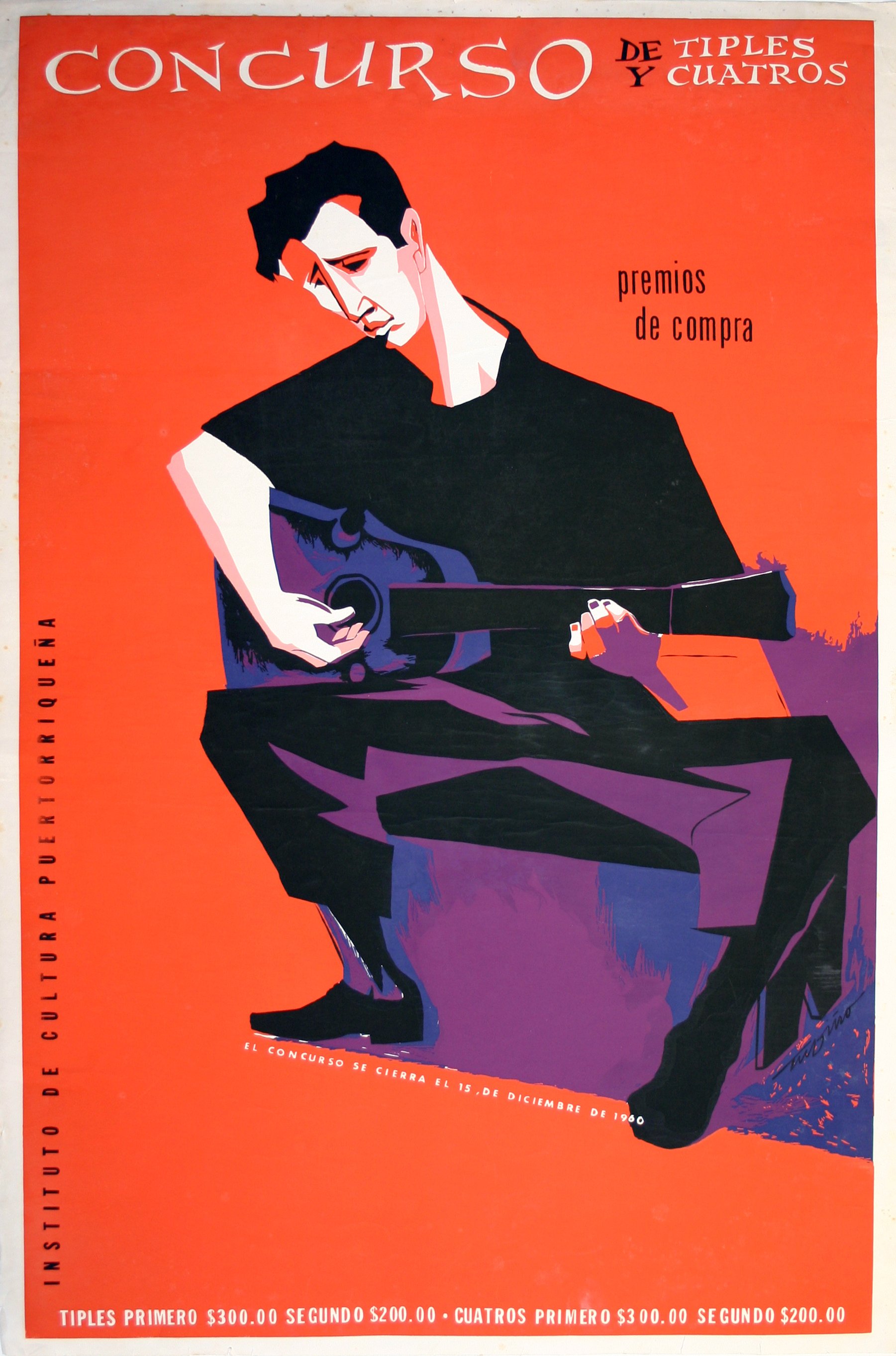 048_Rafael Tufiño_Concurso de Tiples y Cuatro, ICP - 1960