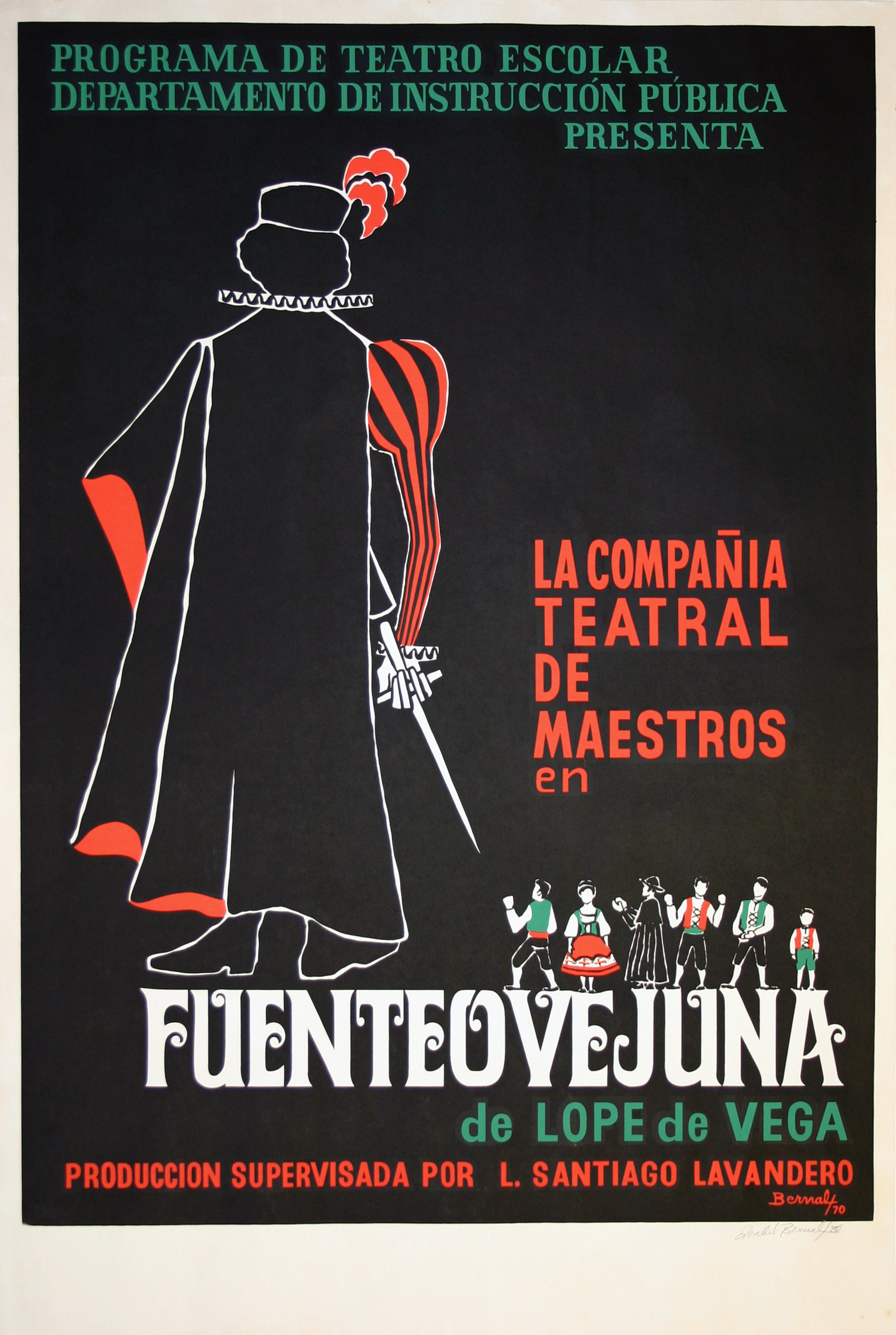 243_Isabel Bernal_La Compañía Teatral de Maestros Presenta- "Fuente Ovejuna" de Lope de Vega - 1970
