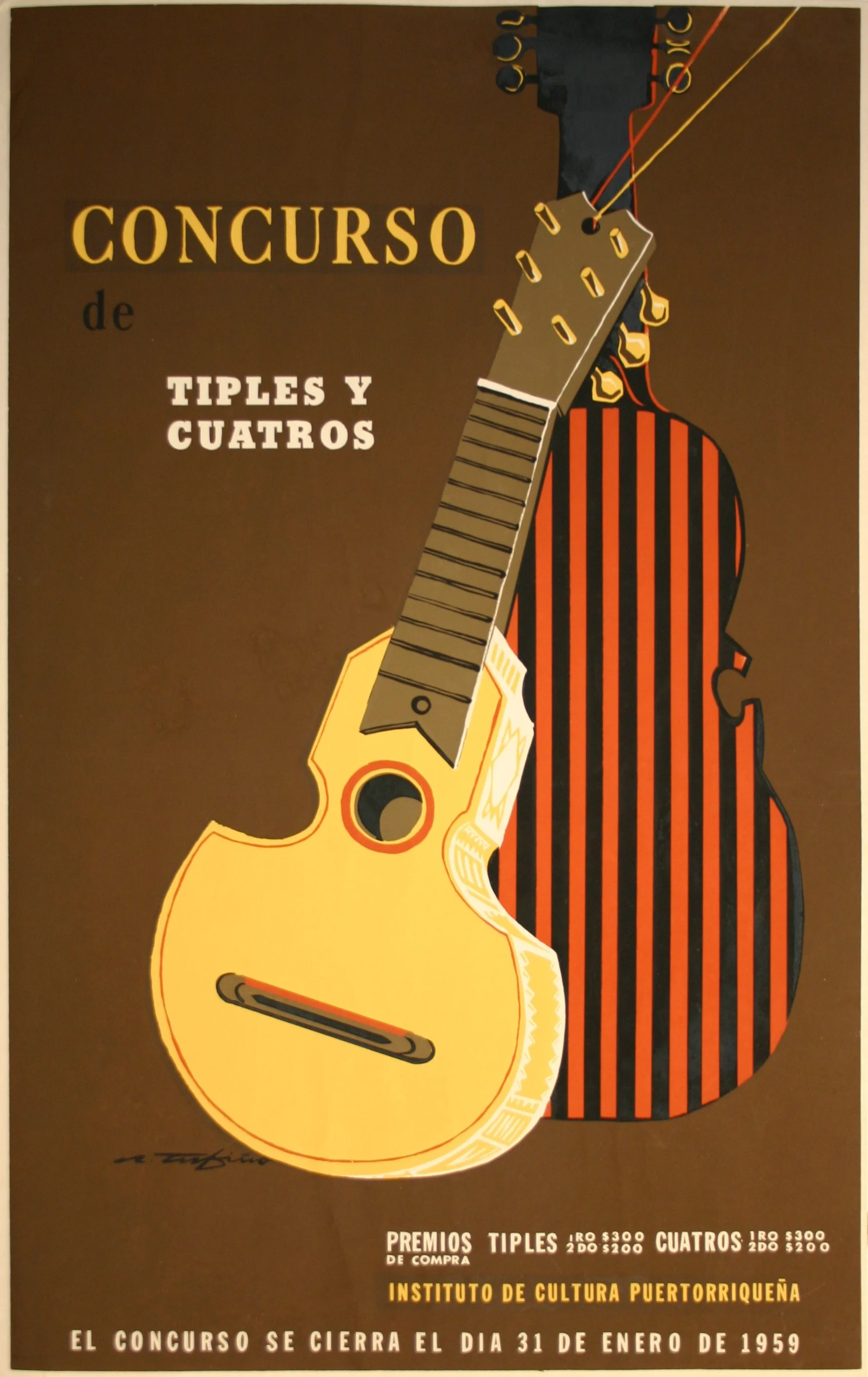 035_Rafael Tufiño_Concurso de Tiples y Cuatros - 1959
