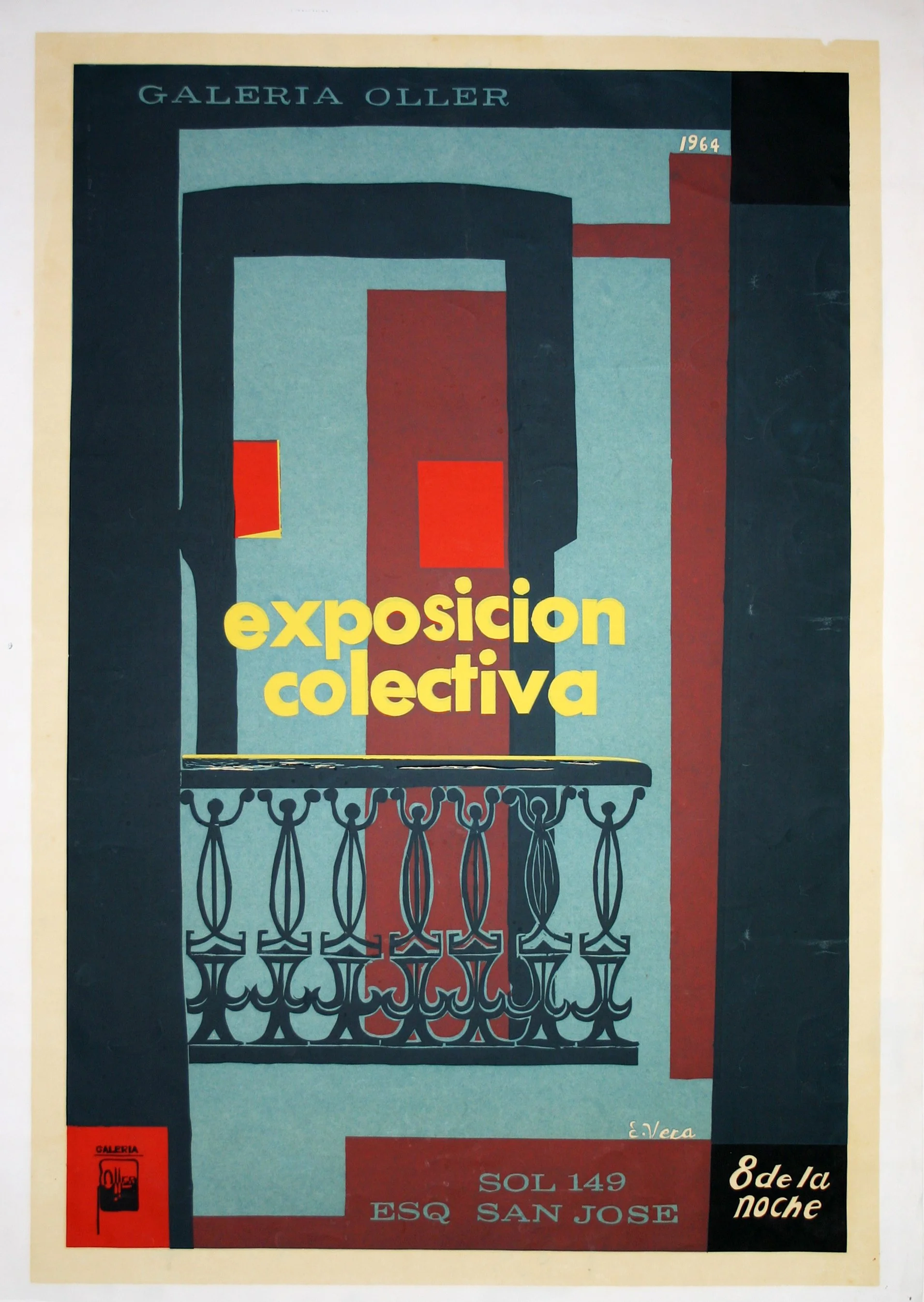 214_Eduardo Vera Cortés_Exposición Colectiva, Galería Oller - 1964