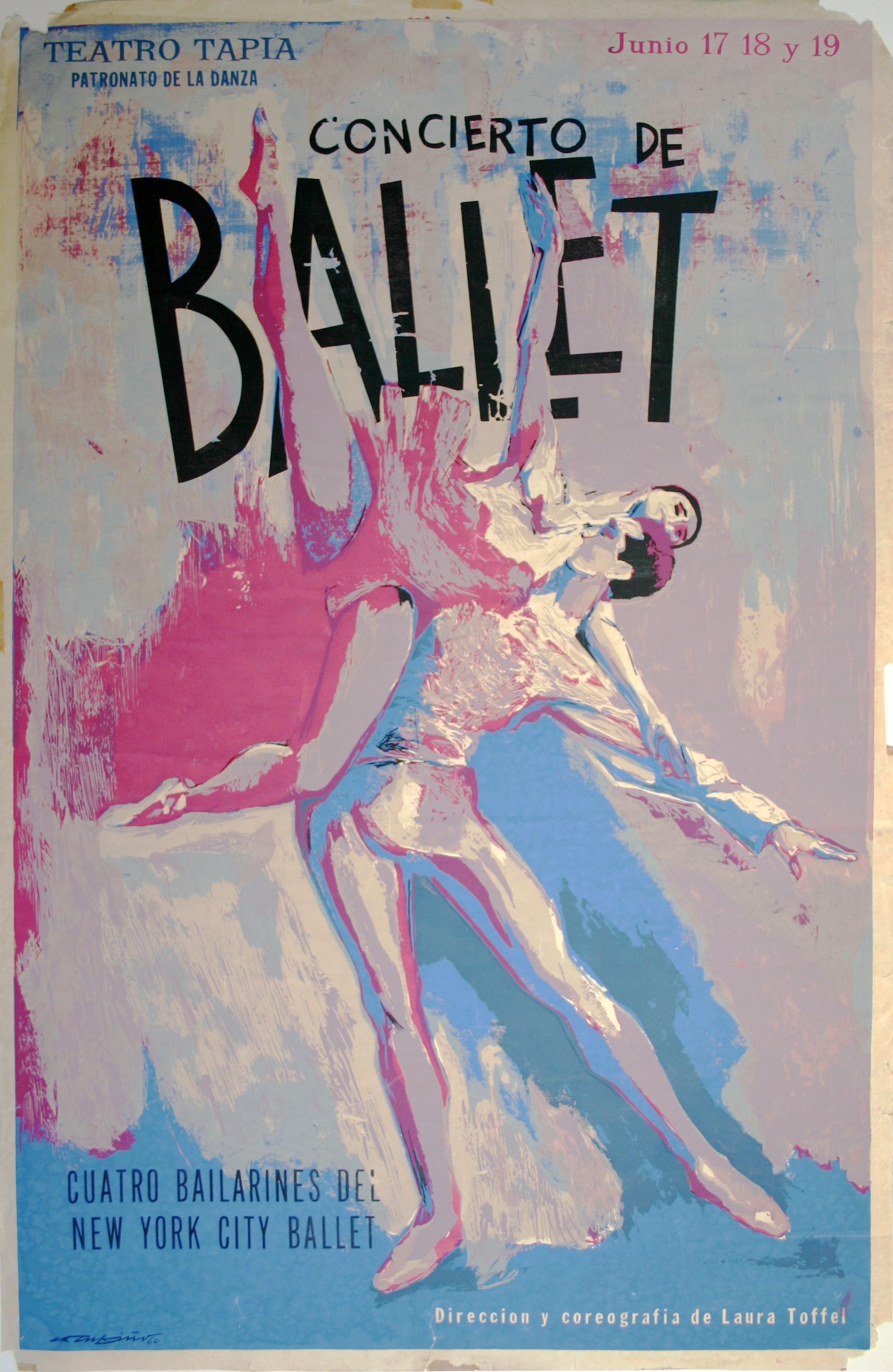061_Rafael Tufiño_Concierto Ballet, Teatro Tapia, ICP - 1960