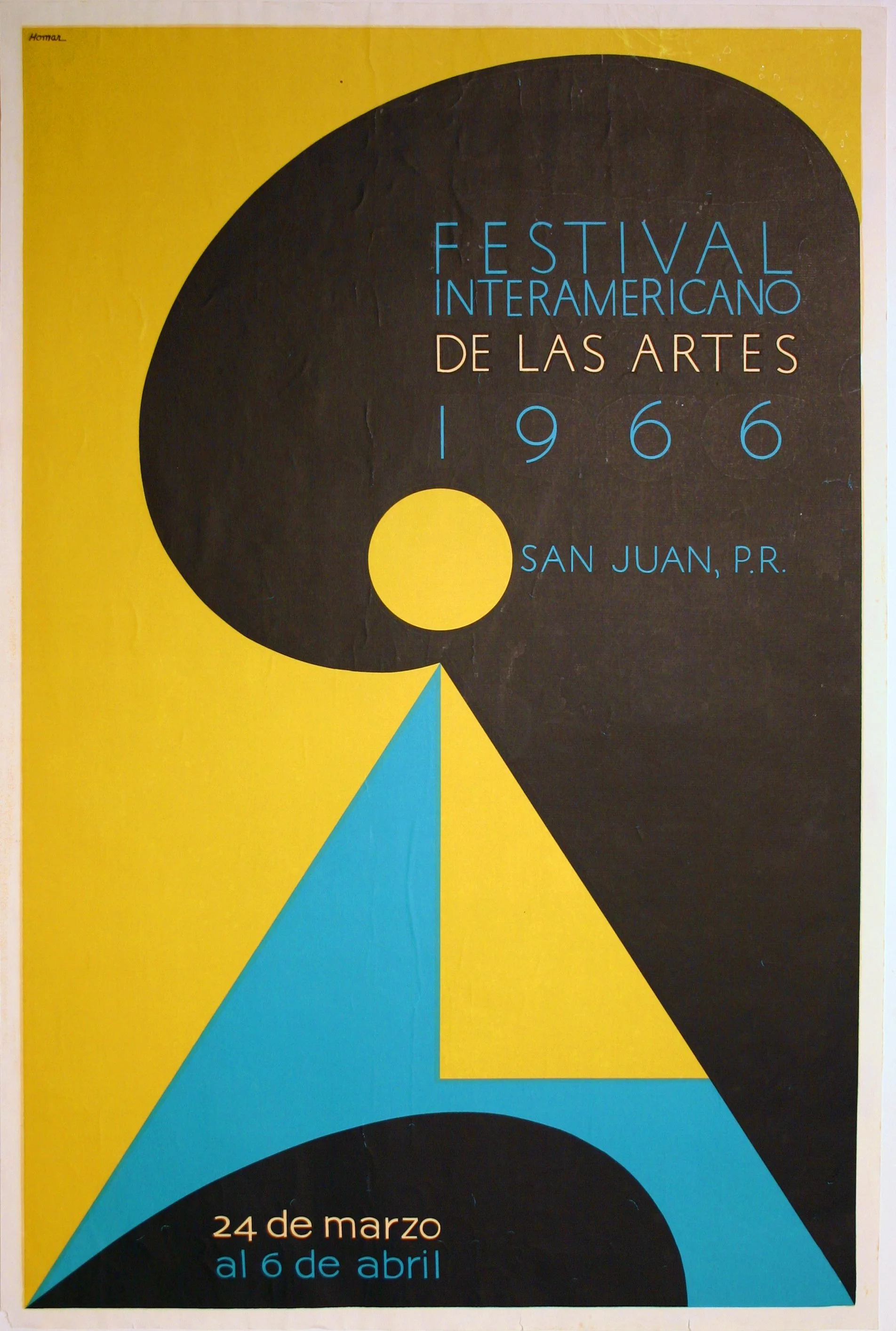 104_Lorenzo Homar_Festival Interamericano de las Artes - 1966