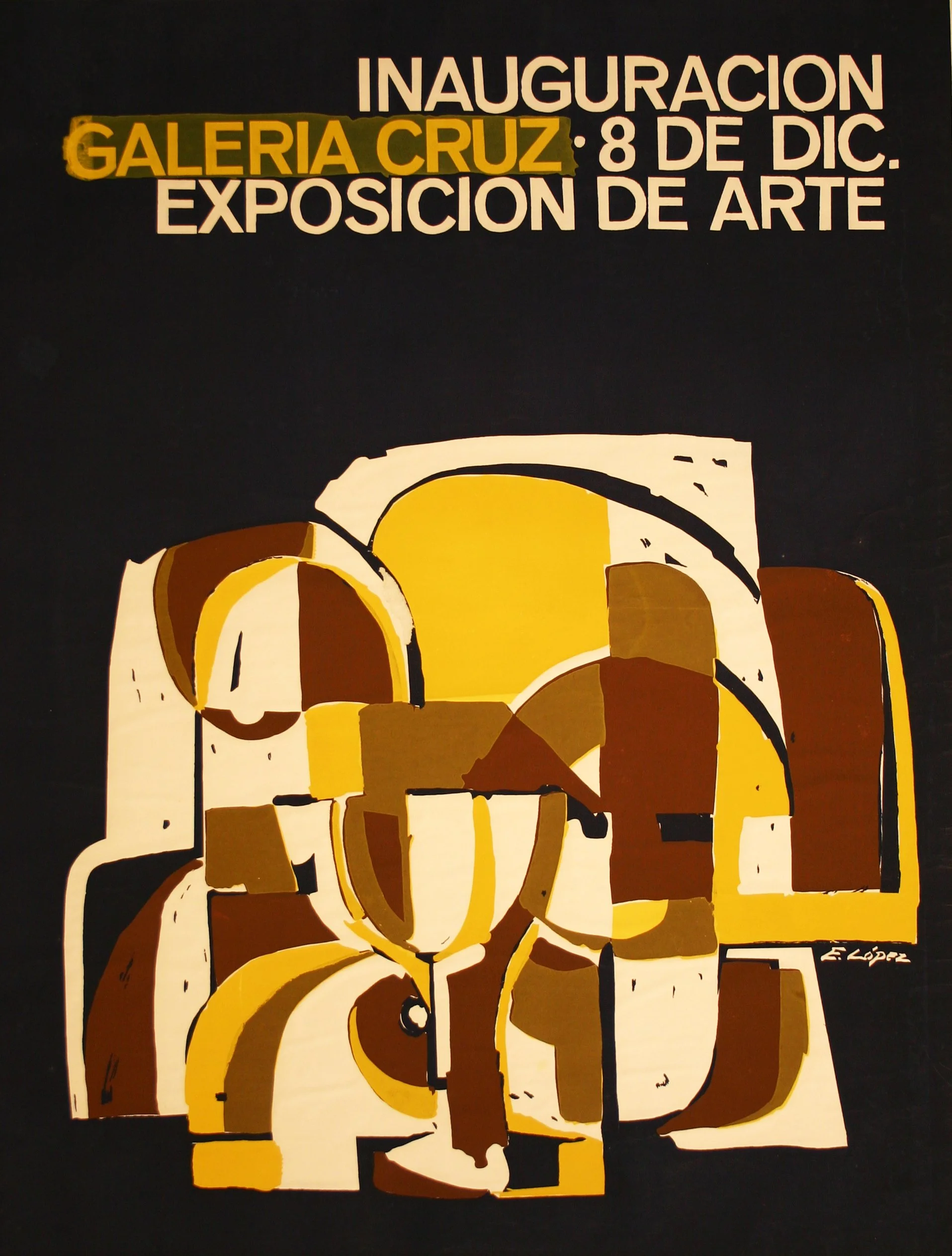 320_E. López_Inauguración Galería Cruz, 8 de diciembre