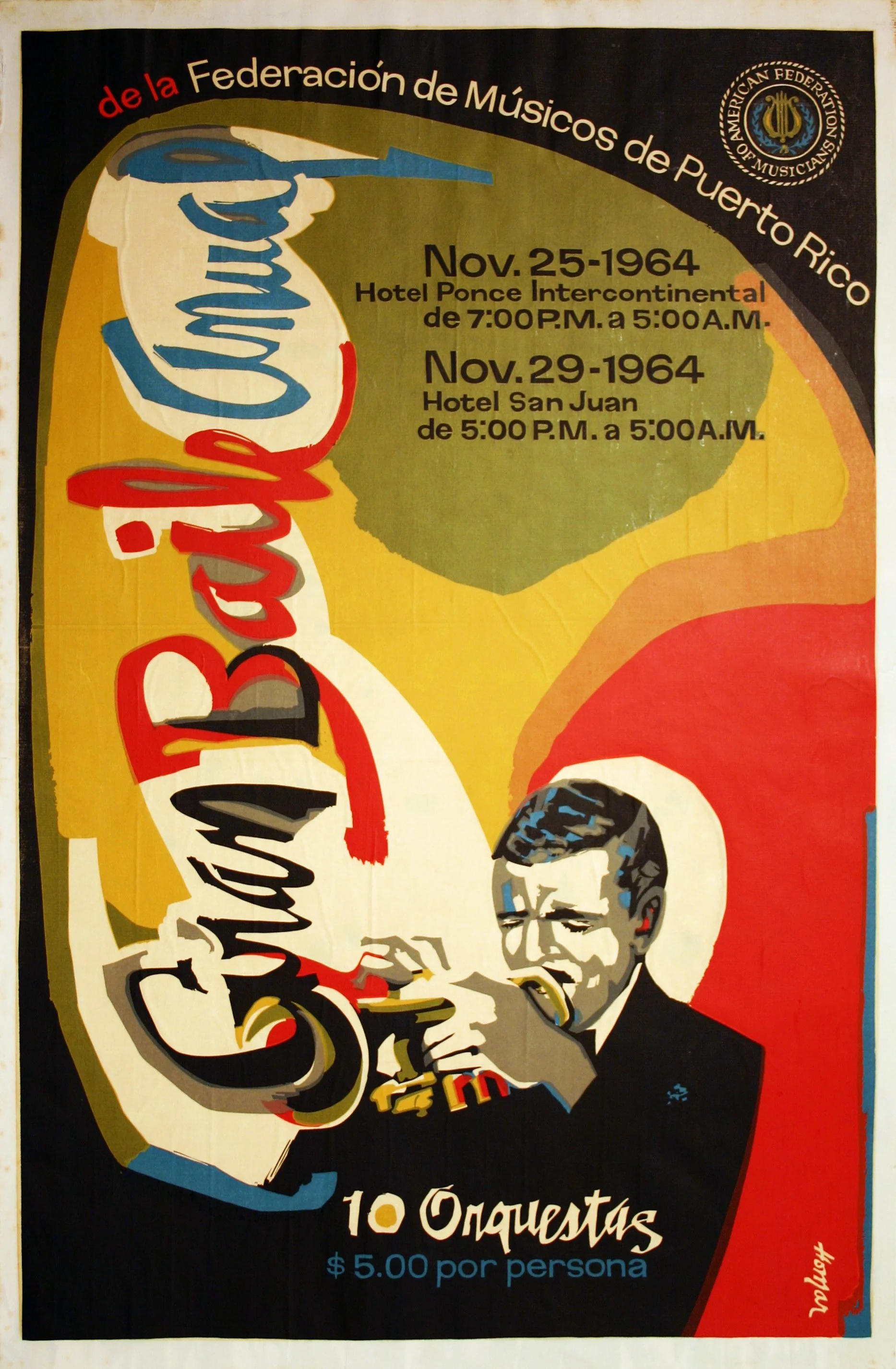 099_Lorenzo Homar_Gran Baile Annual - 1964