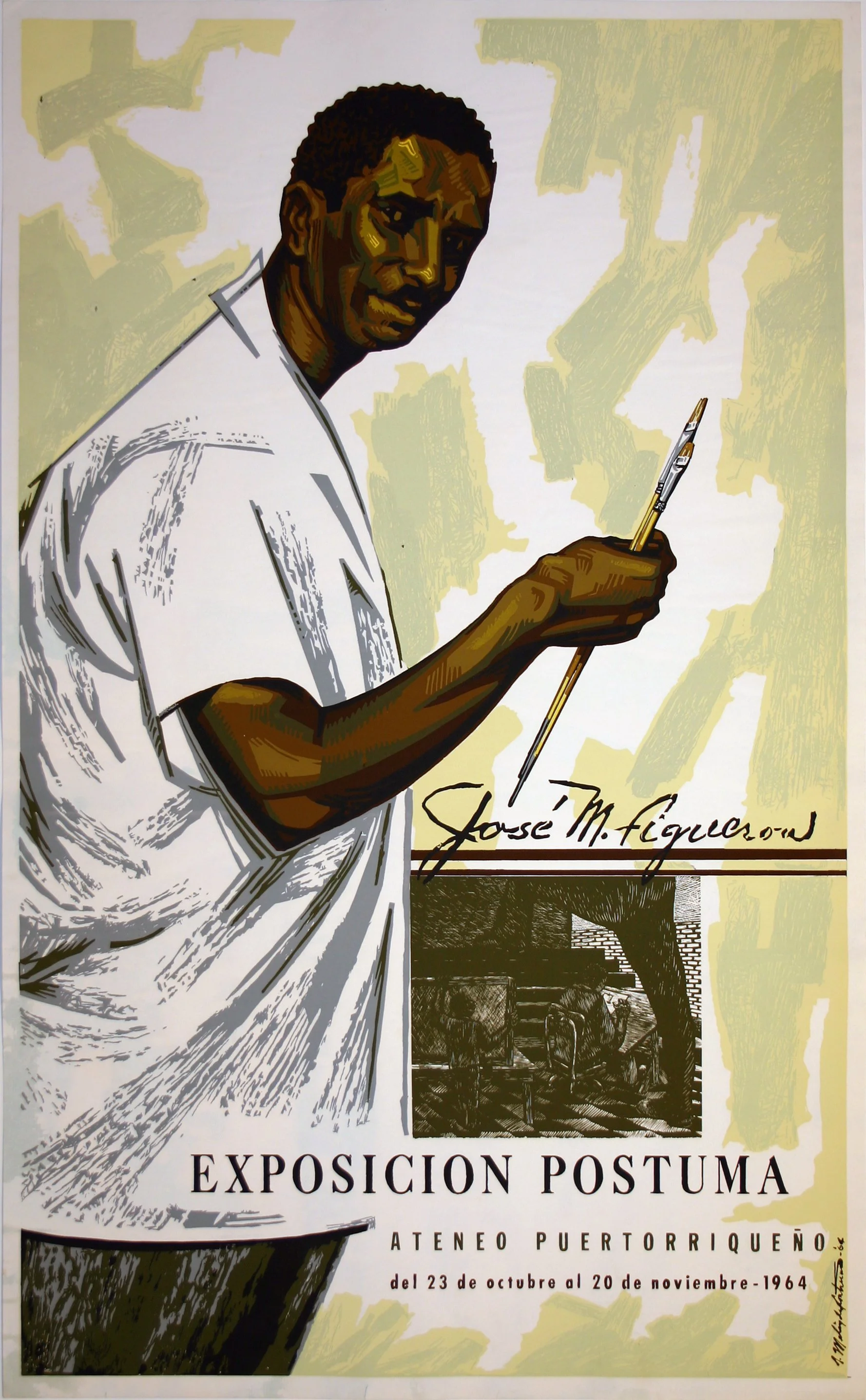 192_José Meléndez Contreras_José M. Figueroa - Exposición Póstuma - 1964