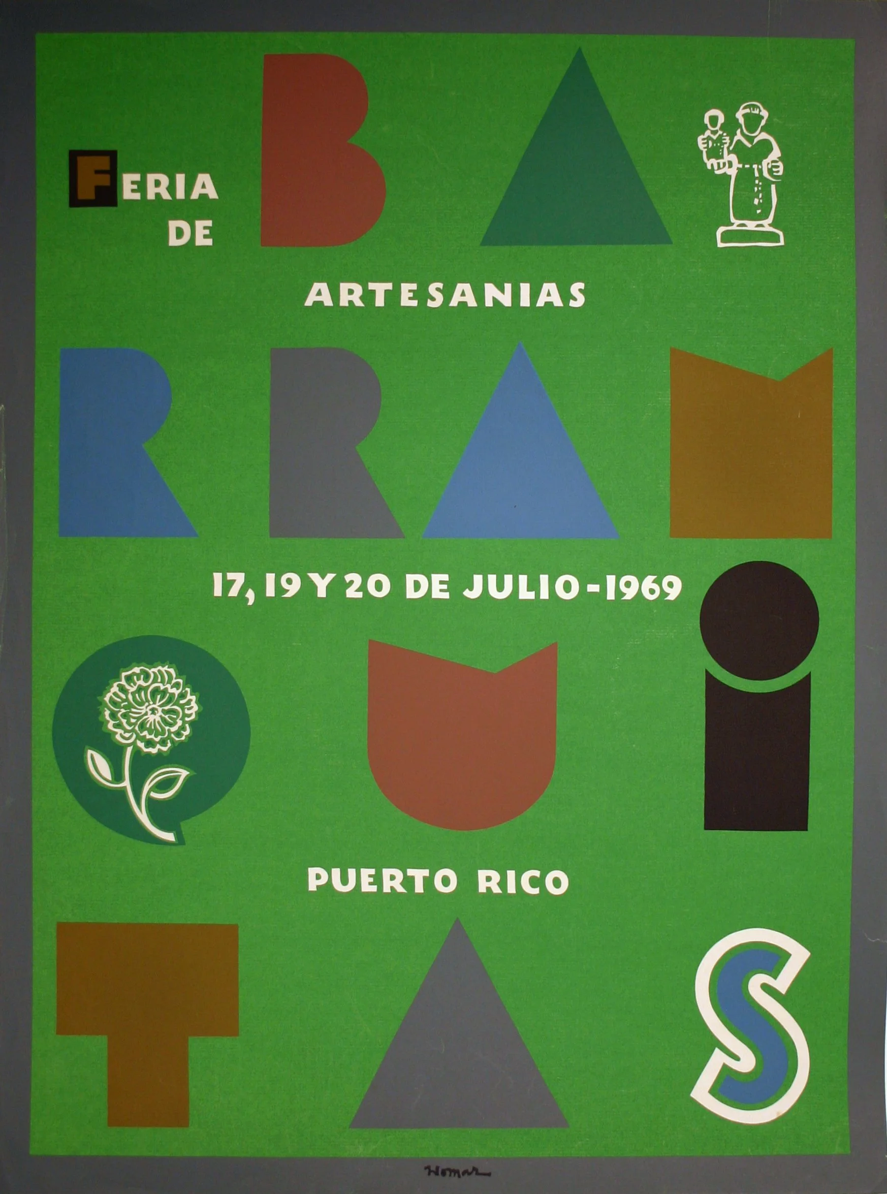 088_Lorenzo Homar_Feria de Artesanías de Barranquitas - 1969