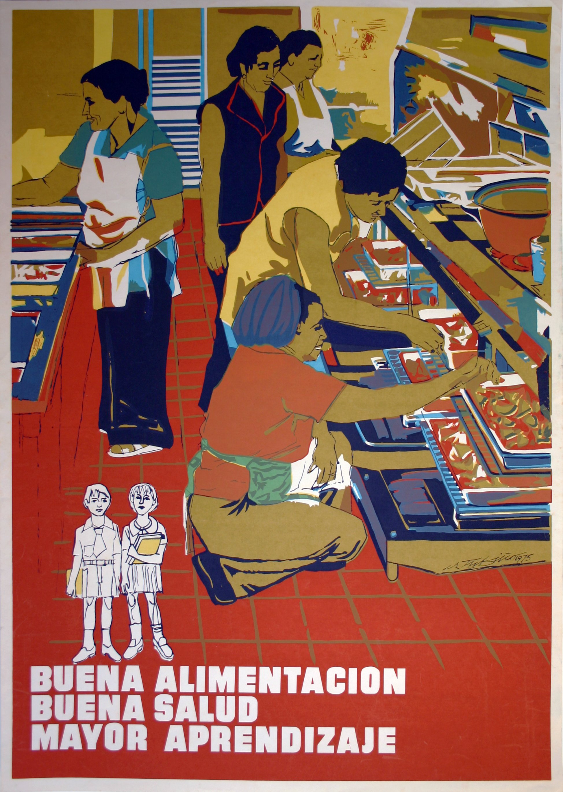 060_Rafael Tufiño_Nueva Alimentación - 1975