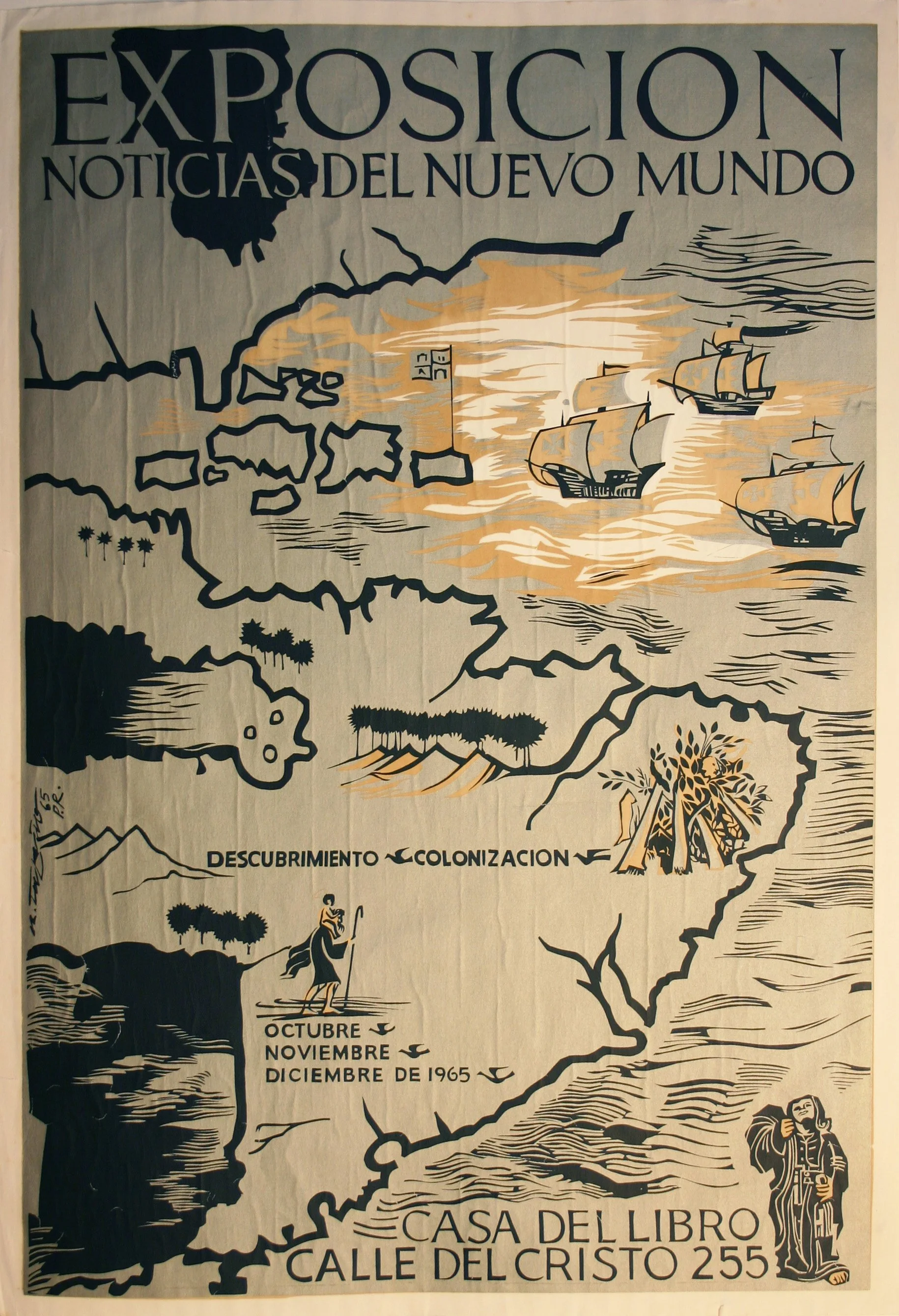 024_Rafael Tufiño_Exposición Noticias de Nuevo Mundo - 1965