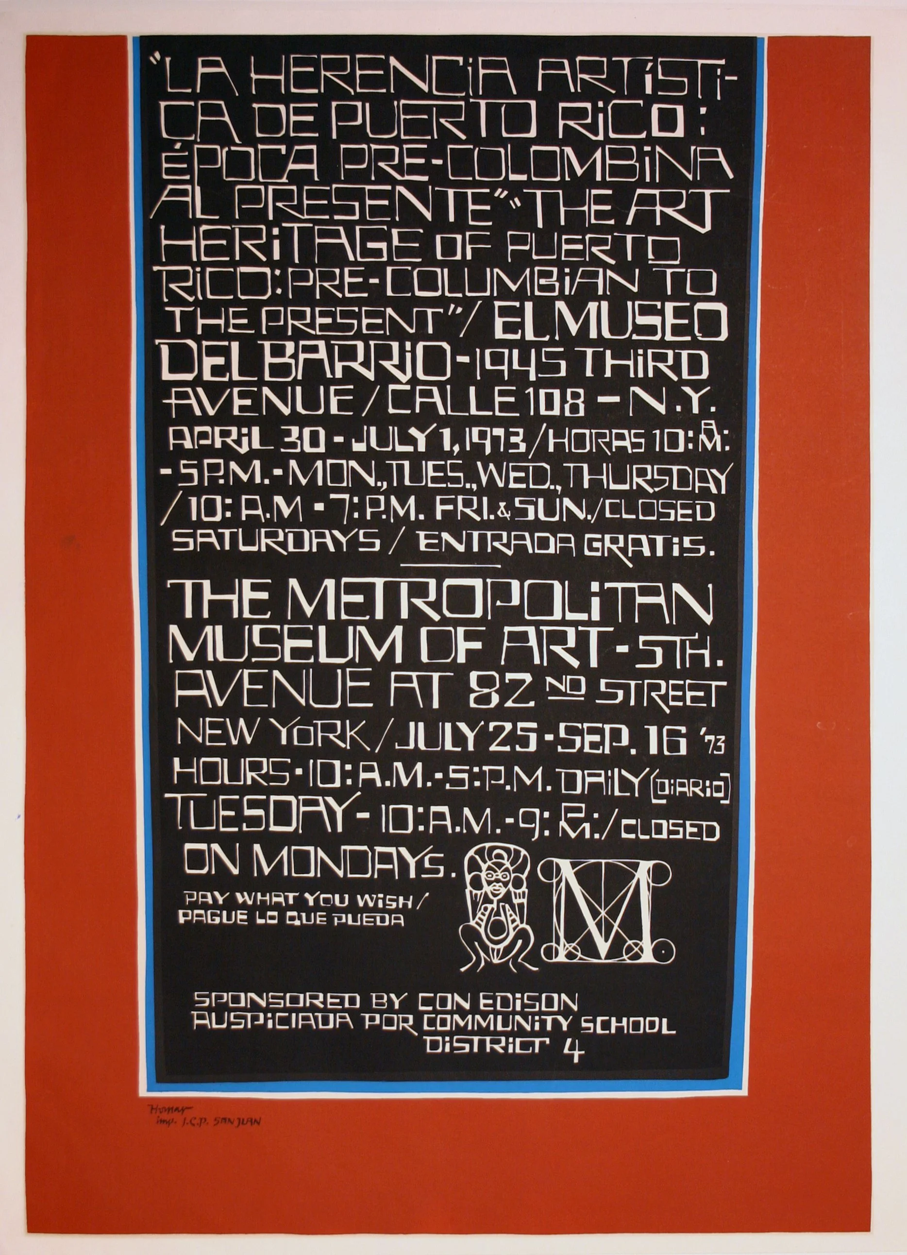 110_Lorenzo Homar_La Herencia Artística Puertorriqueña - 1973