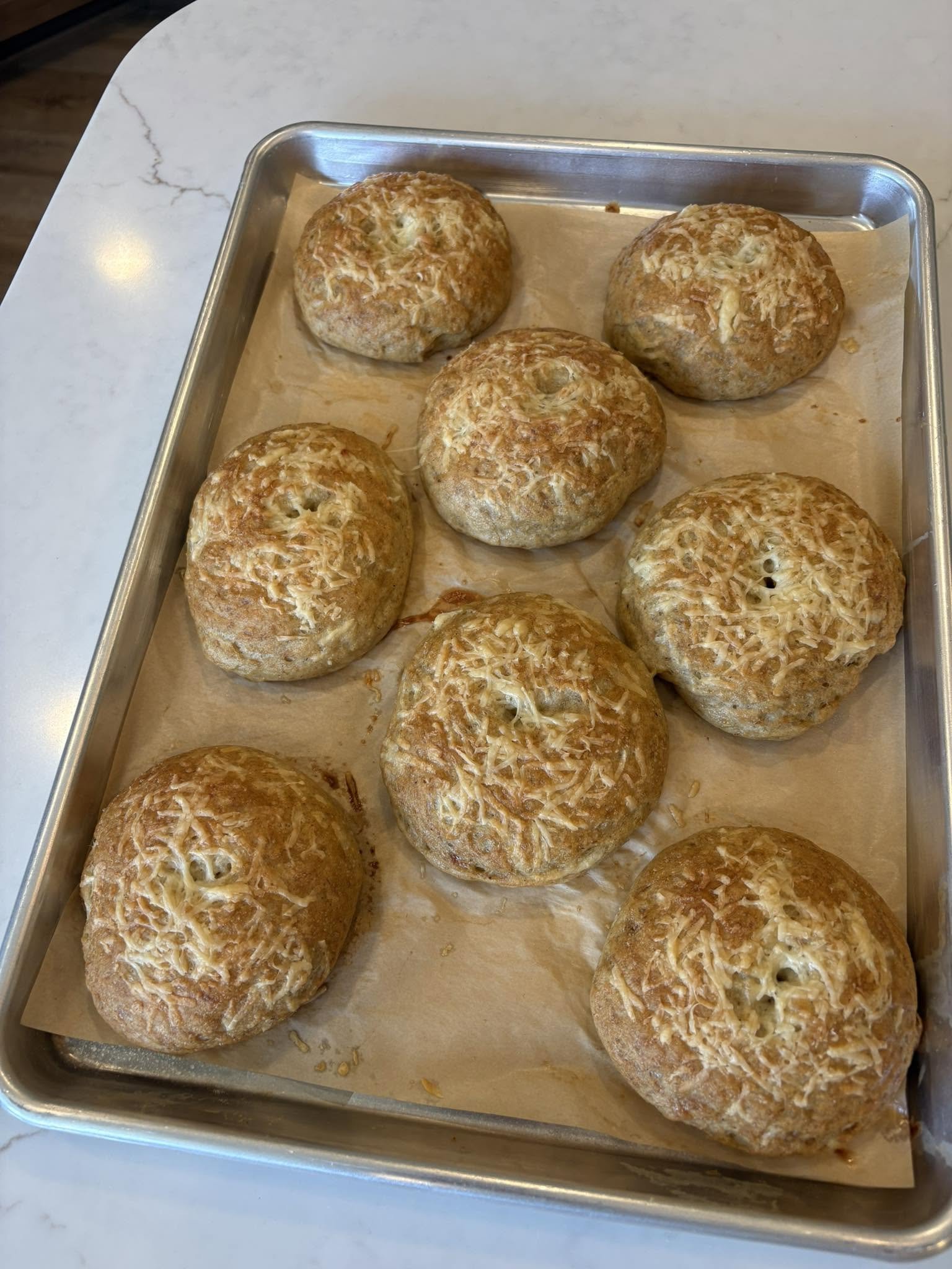 Asiago Cheese Bagels