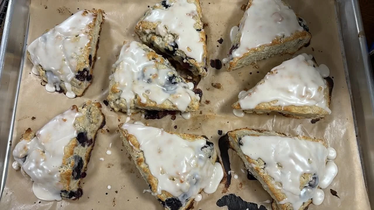 Lemon Blueberry Scones