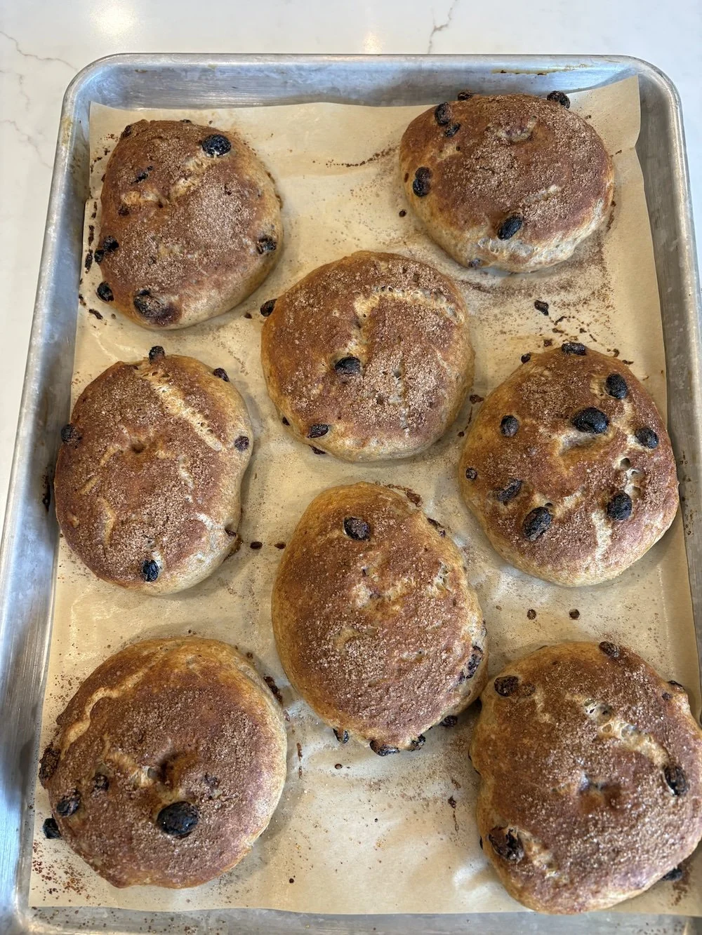 Cinnamon Raisin Bagels