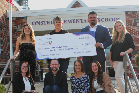 Zac Garcia Nominates Onsted Community Schools for ACF Grant