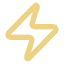 A yellow electric lightning bolt icon.