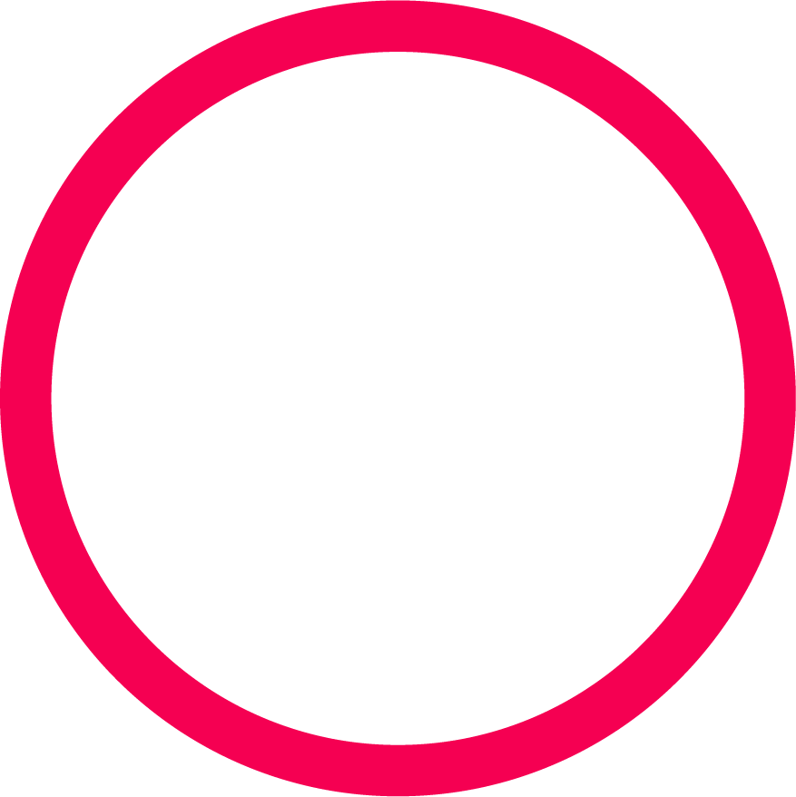 A pink circle