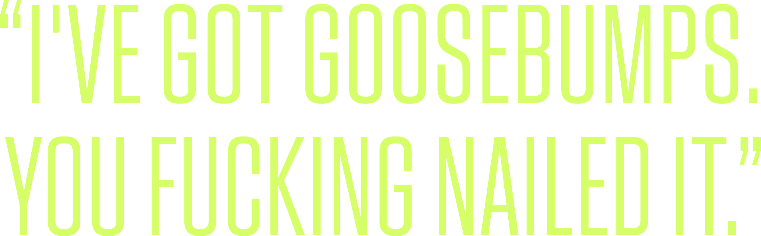 Quote: "I've got questions. You're lying naked in"