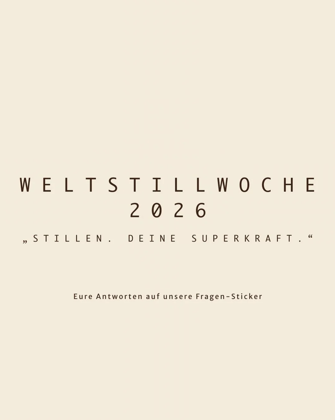 Eure Antworten auf unsere Fragen-Sticker 🤍