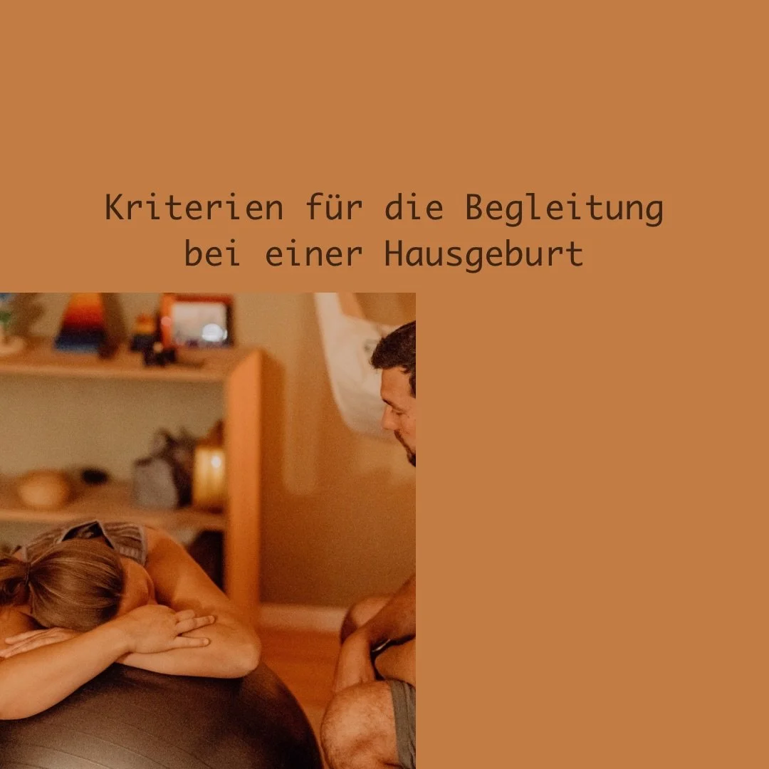Unsere Kriterien, um euch gut bei eurer Hausgeburt begleiten zu k&ouml;nnen.
Jedes Mal ein ganz besonderer Zauber. 
Euch so echt an eurem Wohlf&uuml;hlort zu erleben. ✨ 🕯️
